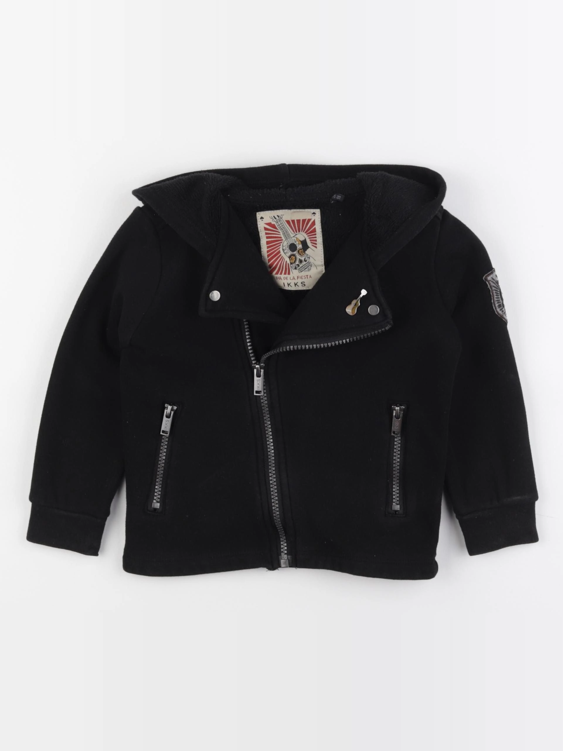 IKKS - veste doublé noir - 3 ans
