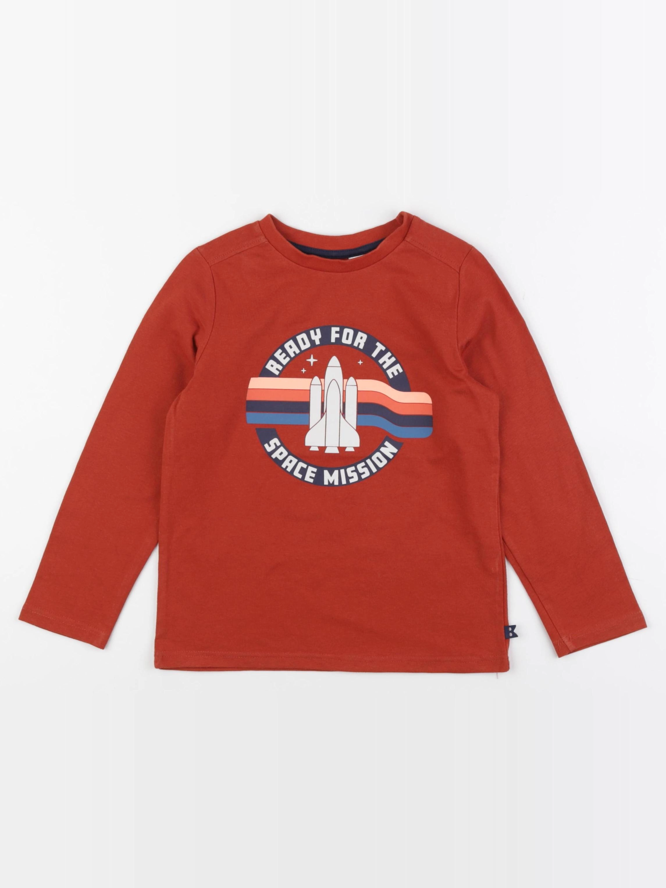 Okaidi - tee-shirt rouge - 5 ans