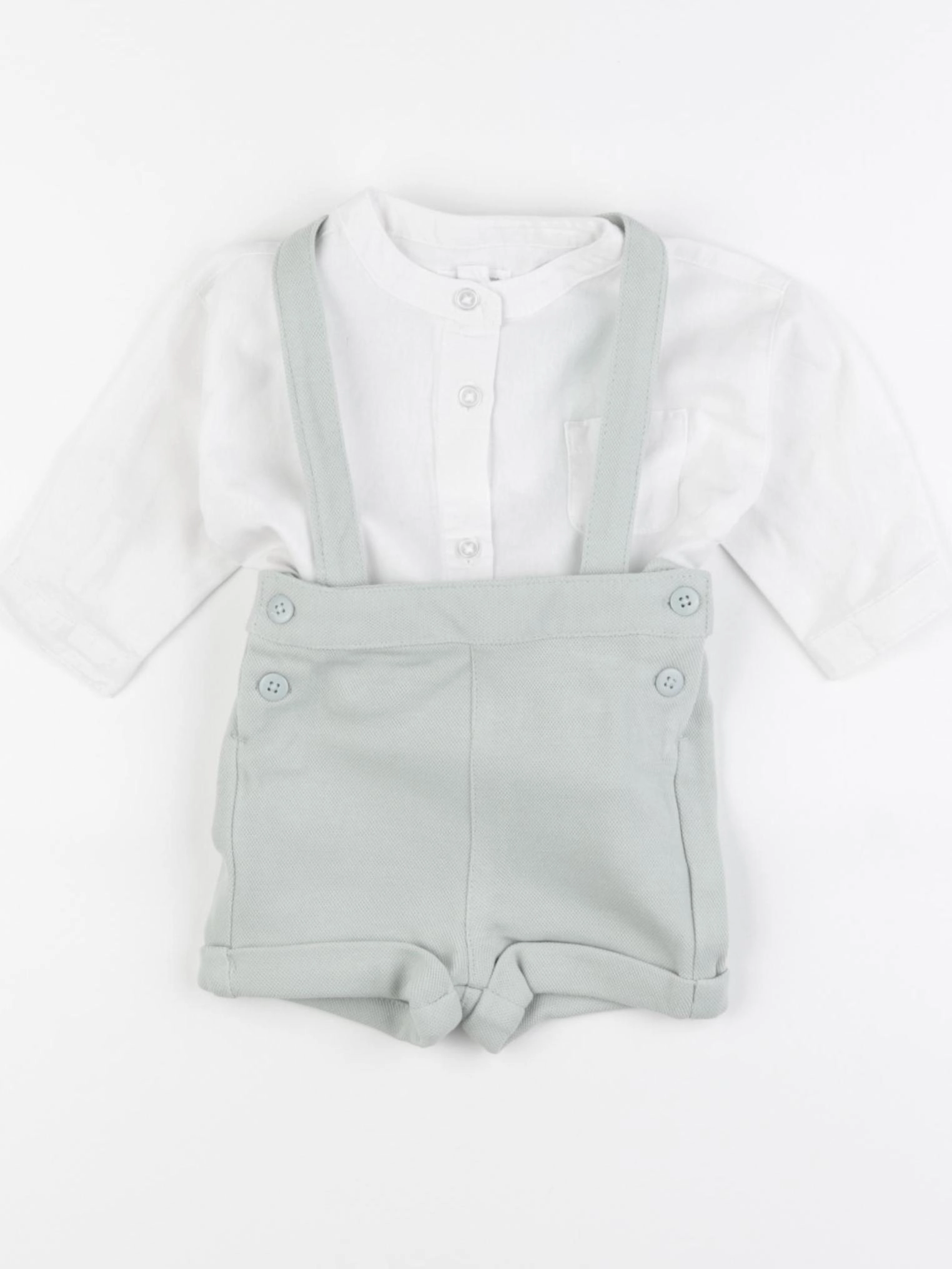 Vertbaudet - ensemble vert - 3 mois