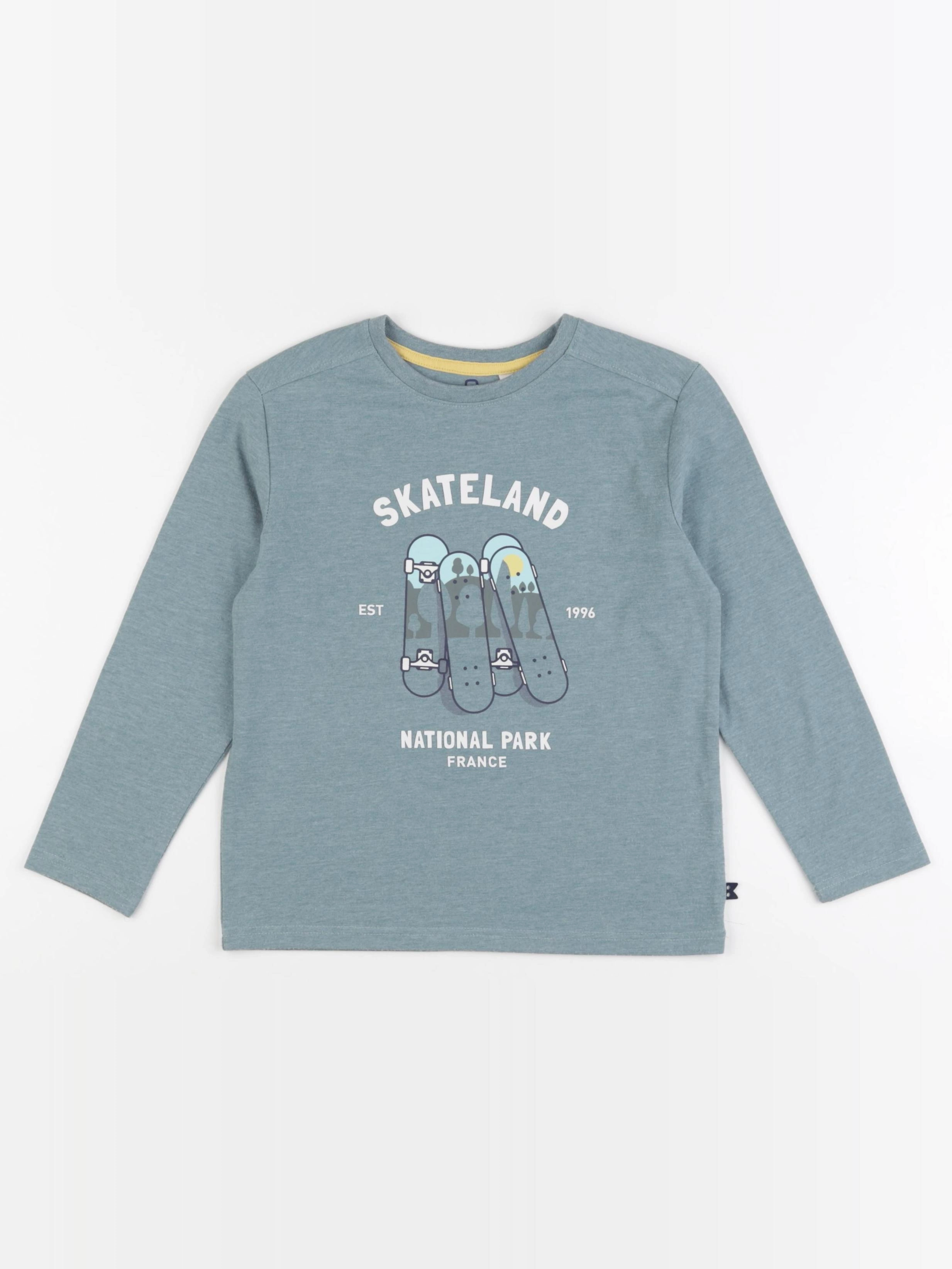 Okaidi - tee-shirt bleu - 5 ans