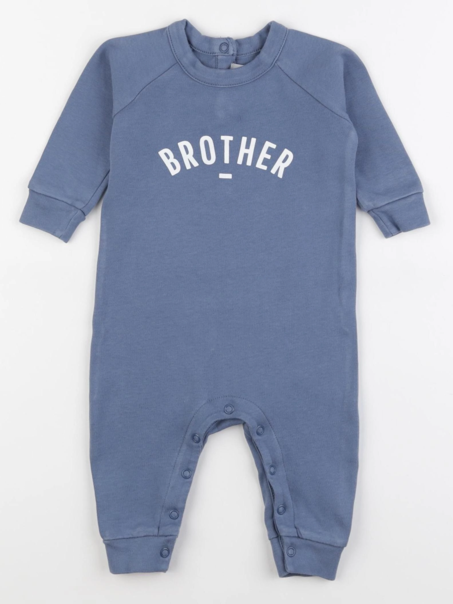 Bob&blossom - pyjama coton bleu - 3/6 mois