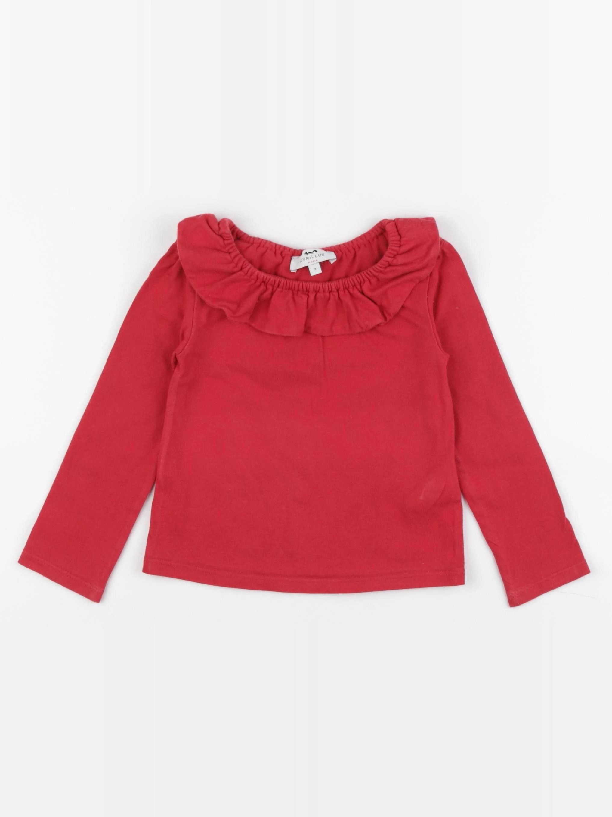 Cyrillus - tee-shirt rouge - 6 mois