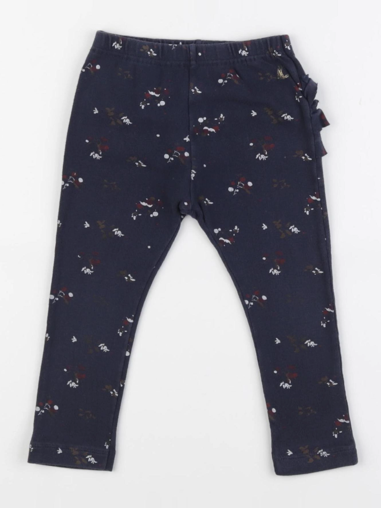 Petit Bateau - legging bleu - 24 mois