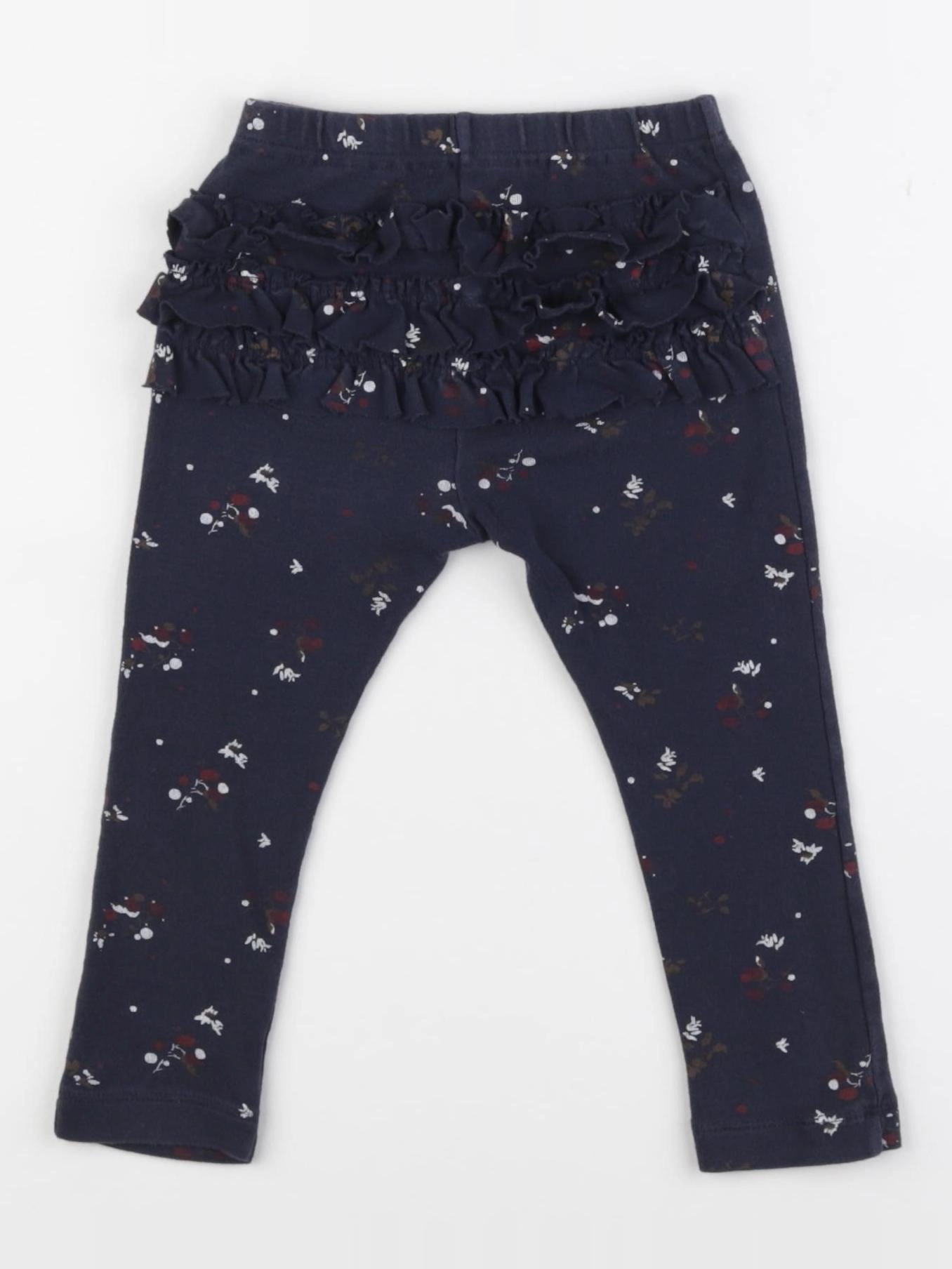 Petit Bateau - legging bleu - 24 mois