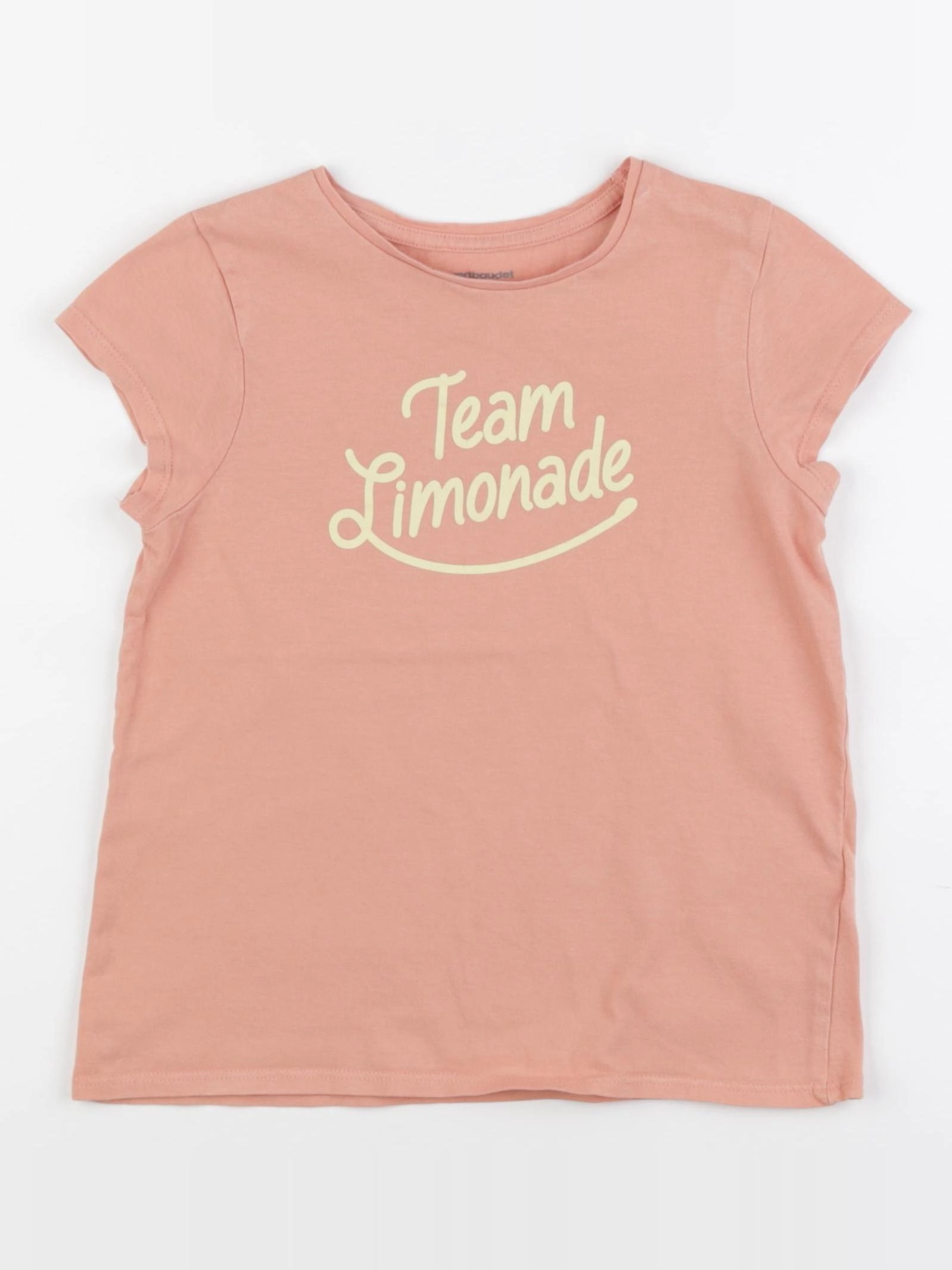 Vertbaudet - tee-shirt rose - 8 ans