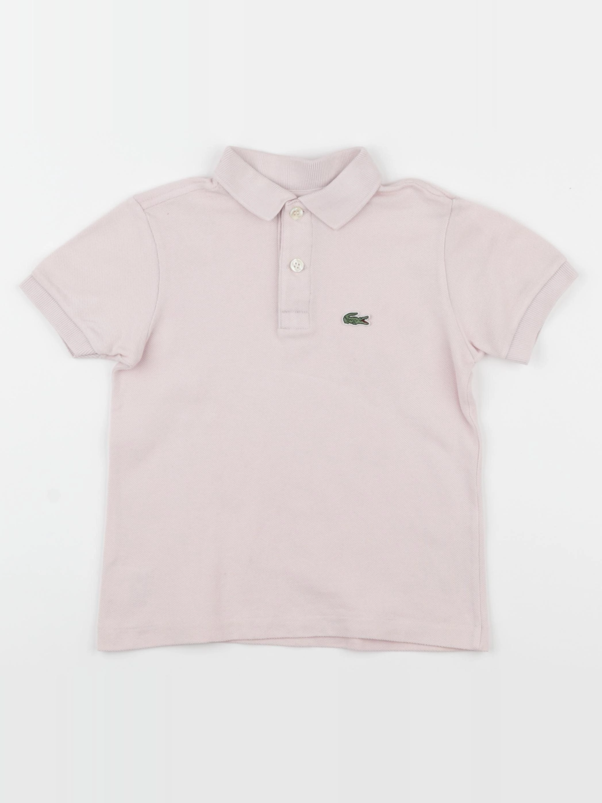 Lacoste - polo rose - 4 ans