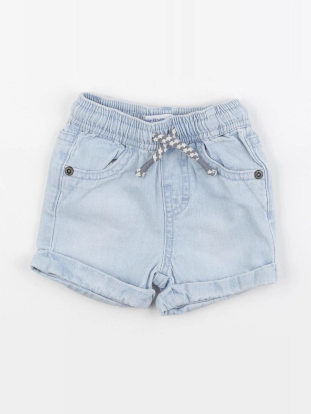 Vertbaudet - short bleu - 3 mois