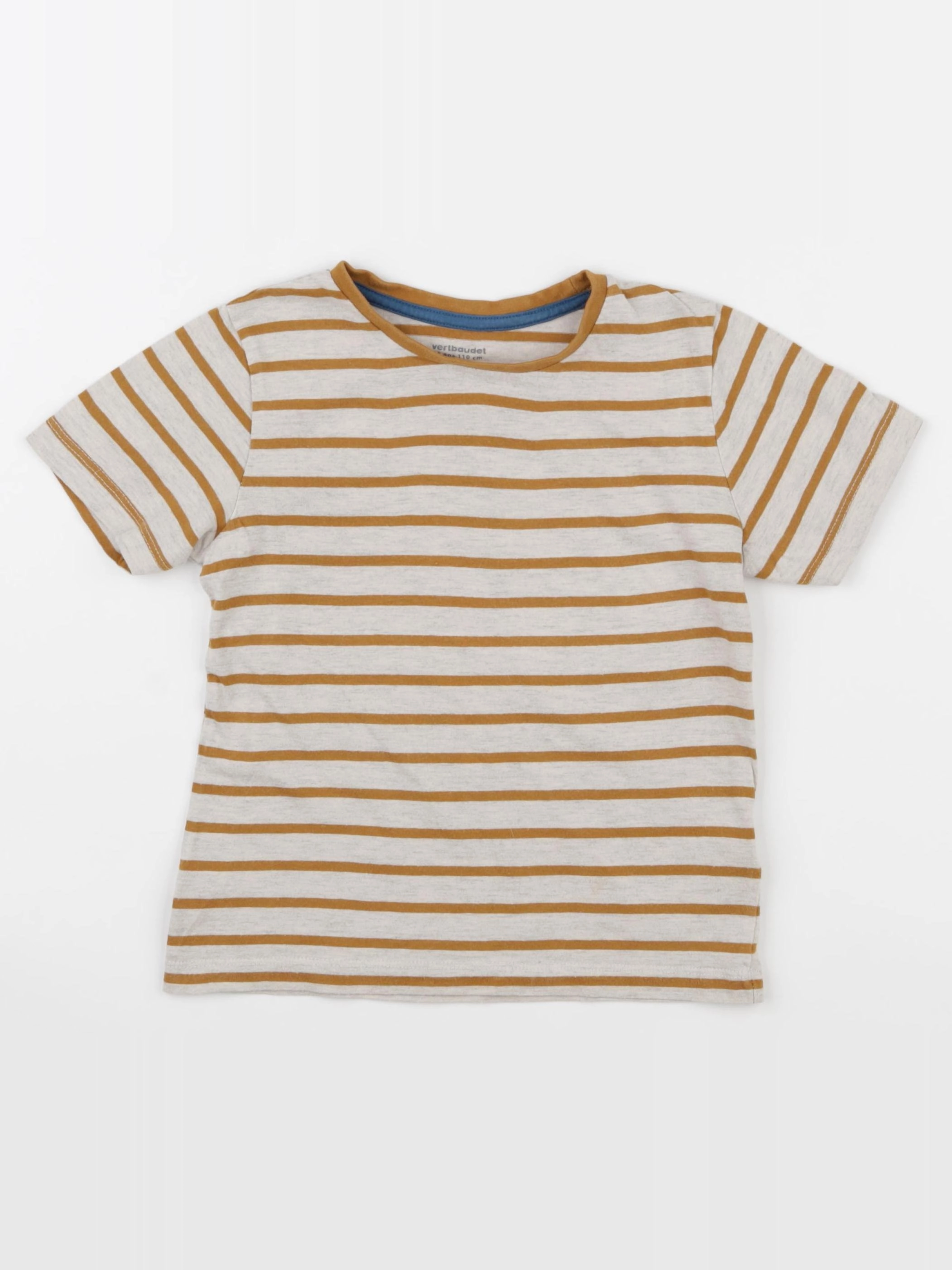Vertbaudet - tee-shirt marron - 5 ans