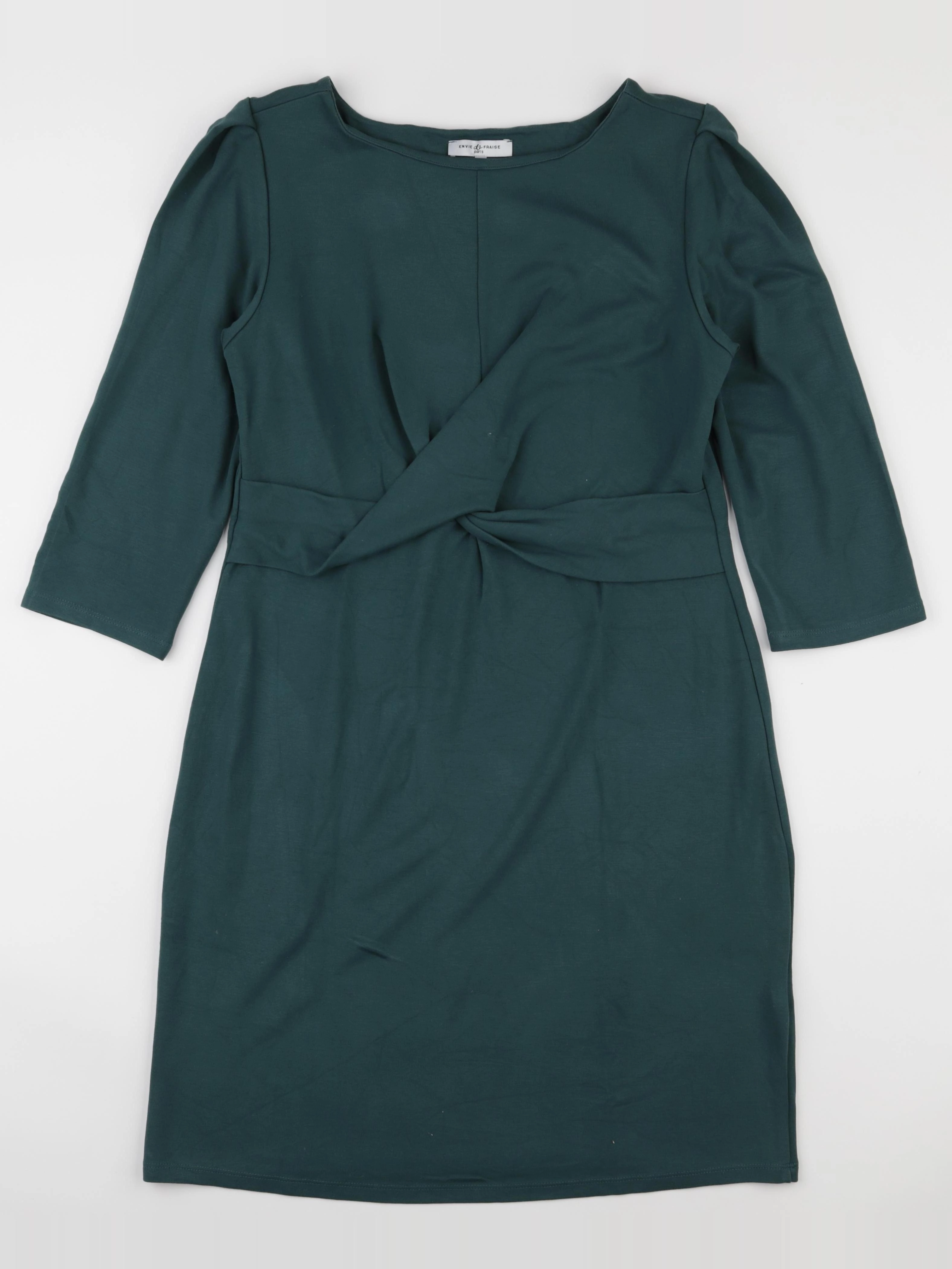 Envie de fraise - robe grossesse vert - 42