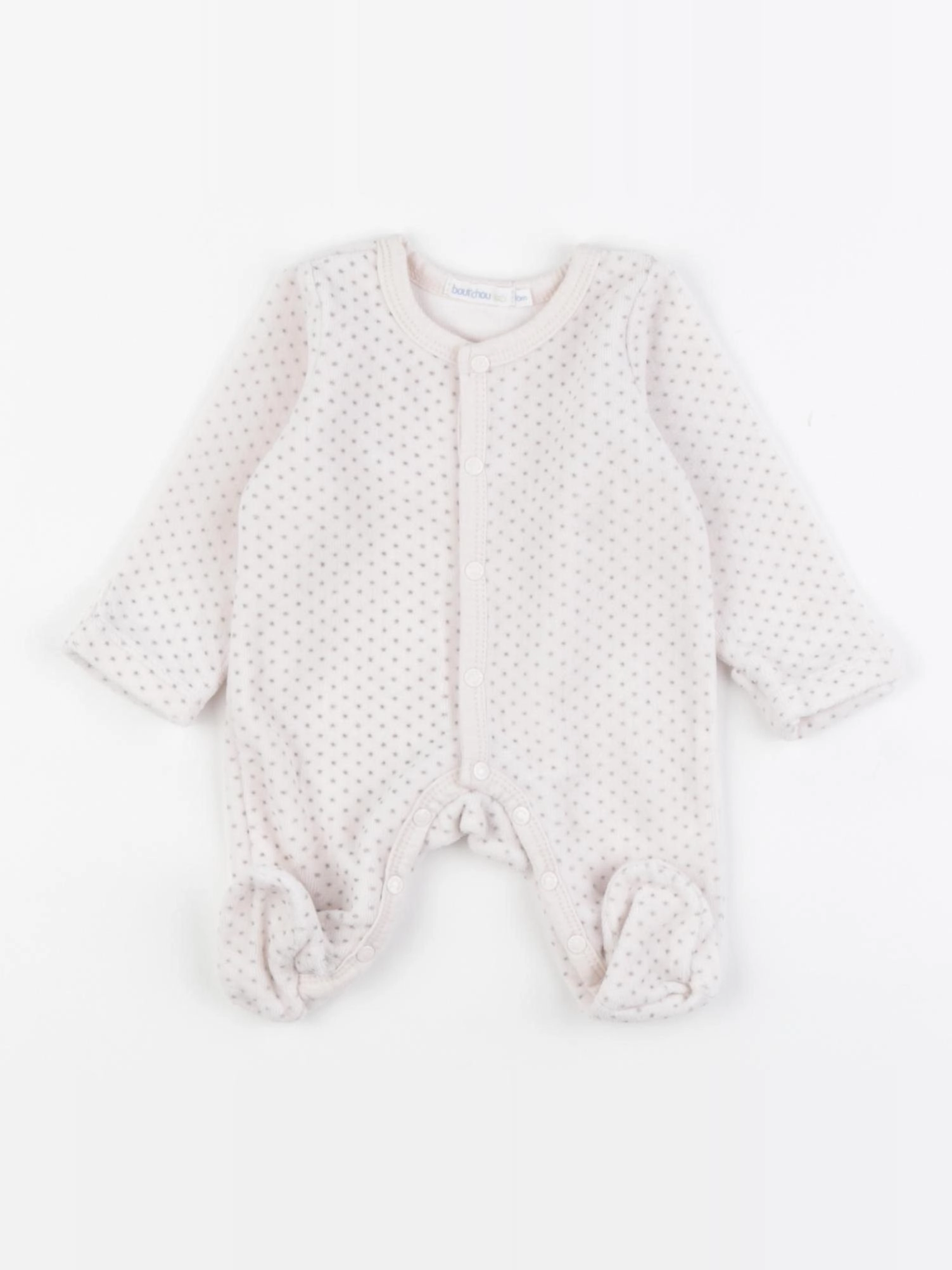 Boutchou - pyjama velours rose - Prématuré