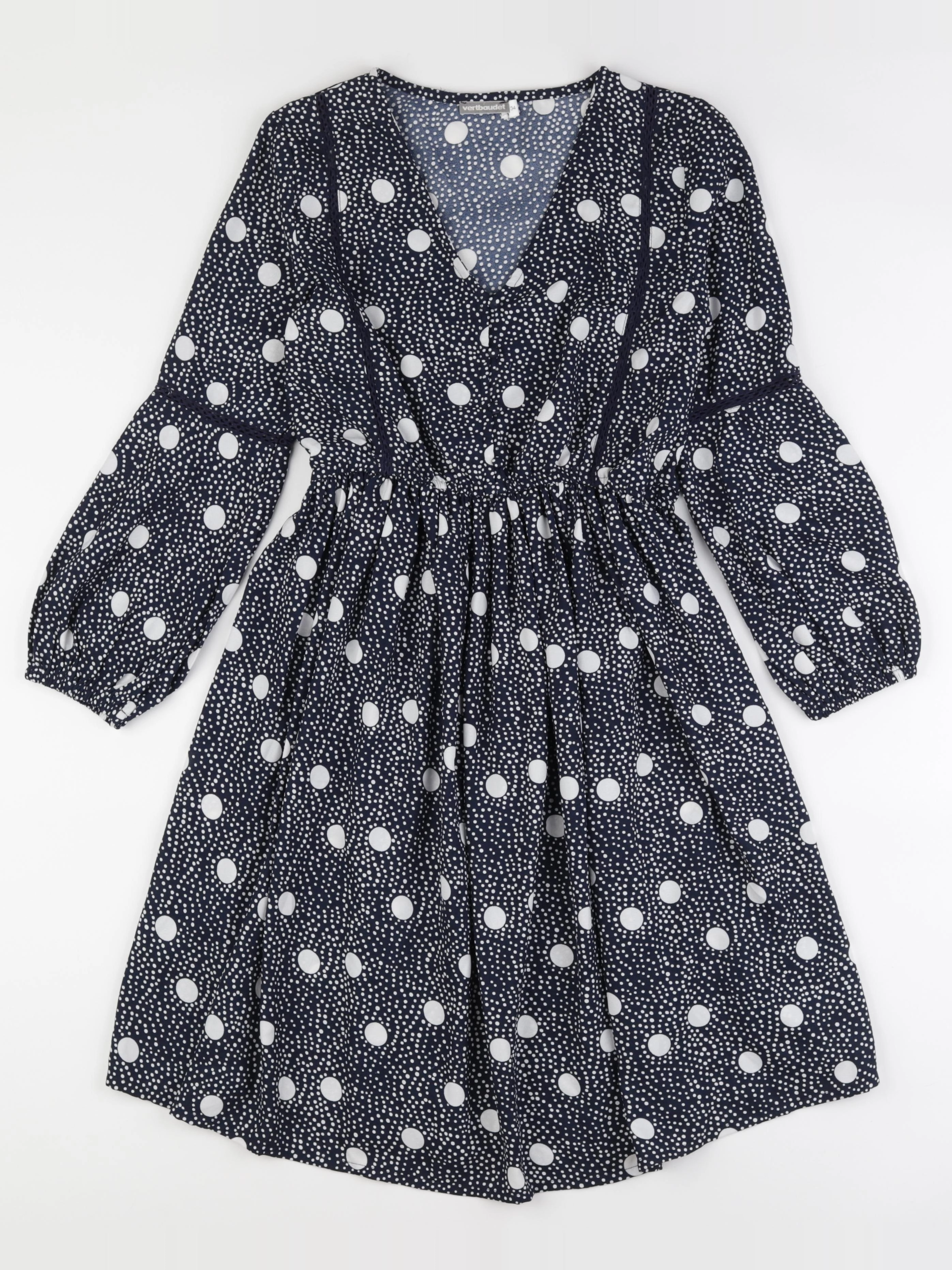 Vertbaudet - robe grossesse bleu - 34