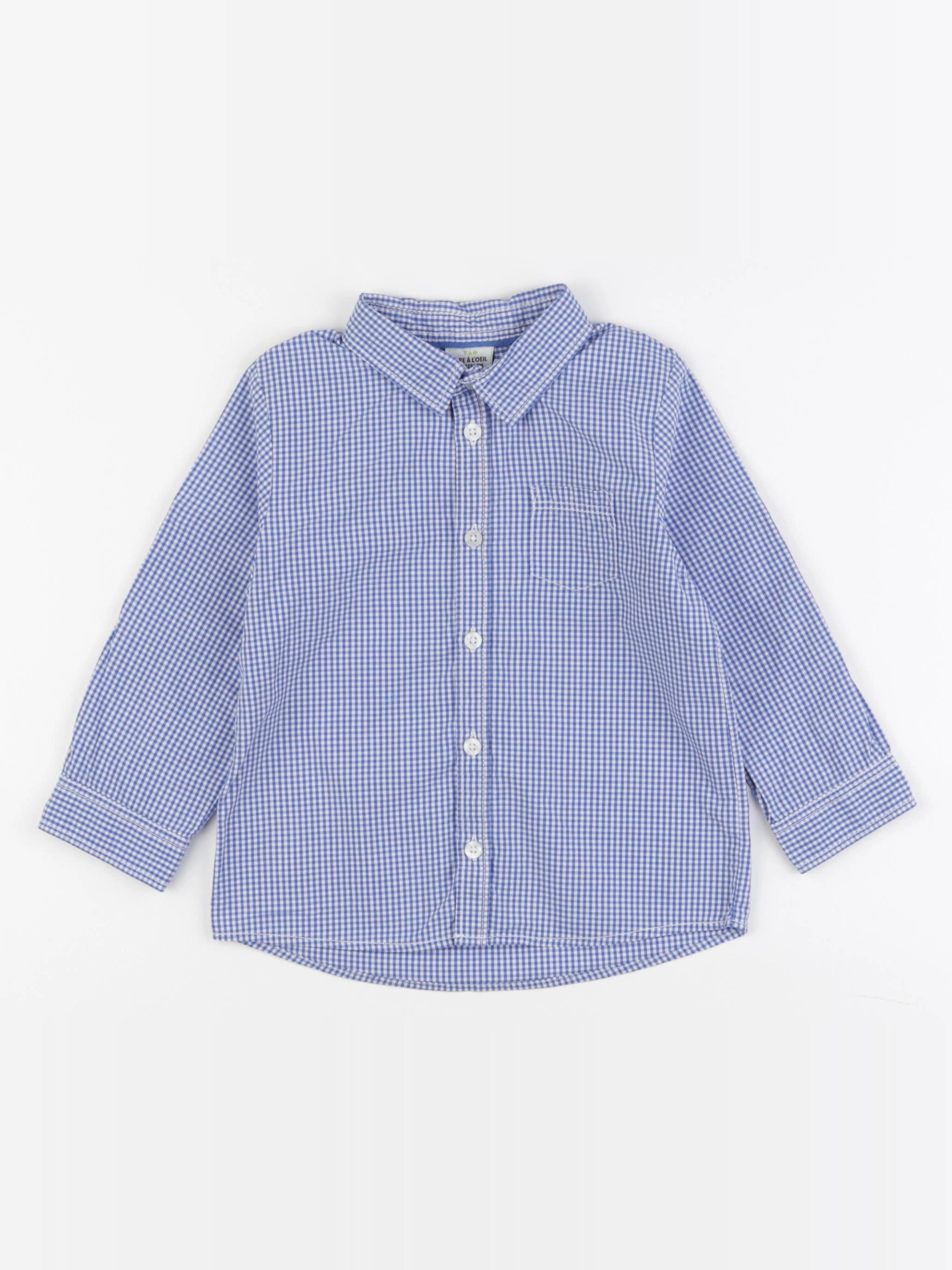 Tape à l'oeil - chemise bleu - 2 ans