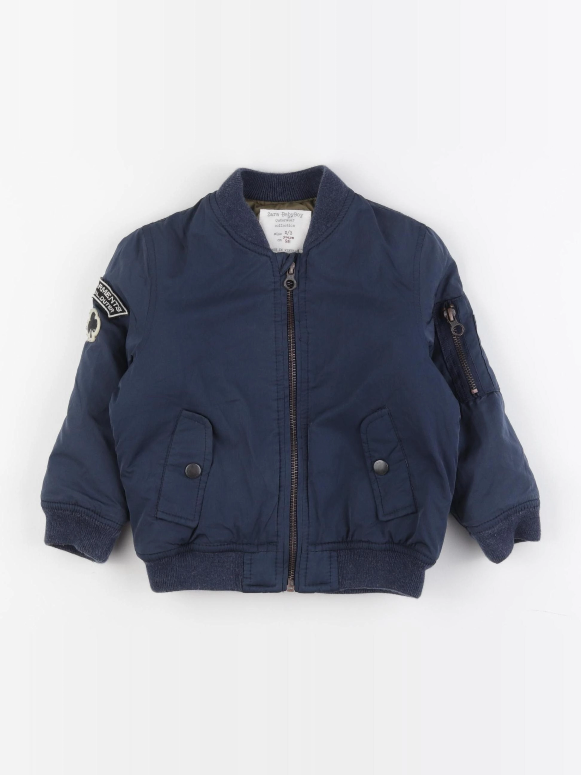 Zara - veste bleu - 2/3 ans
