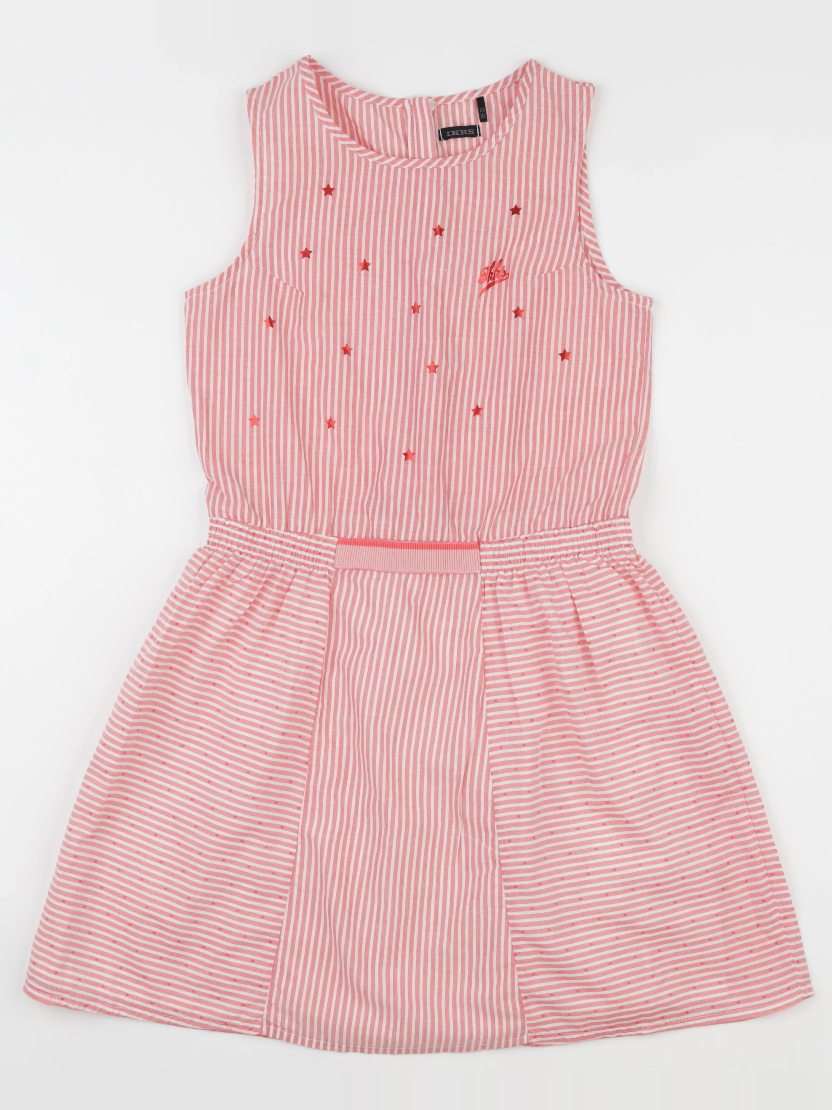 IKKS - robe blanc, rose - 12 ans