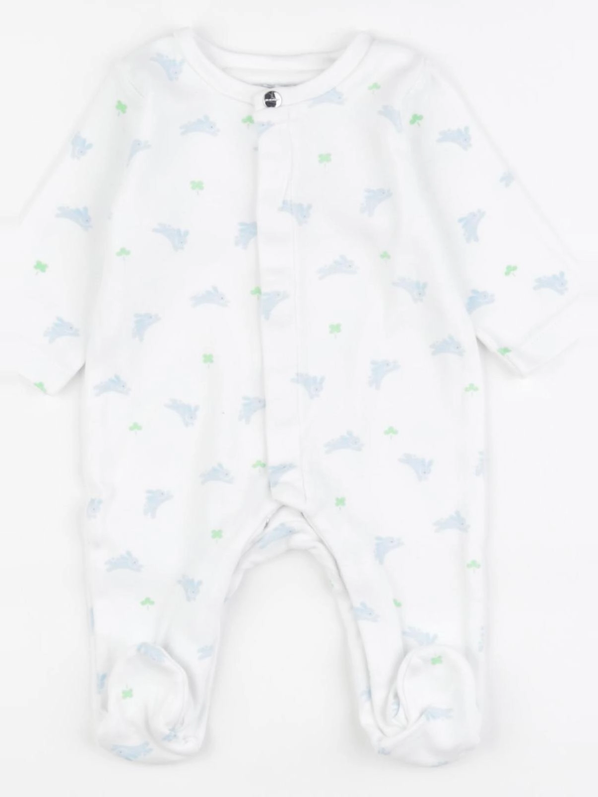 Jacadi - pyjama coton blanc - 1 mois