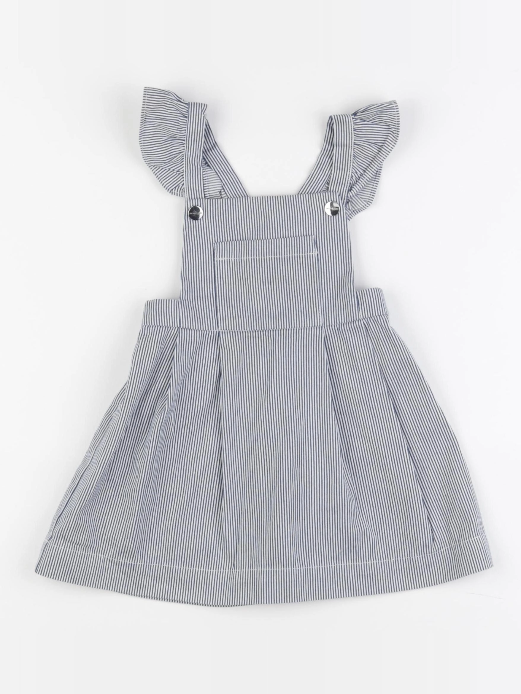 Jacadi - robe bleu, blanc - 3 ans