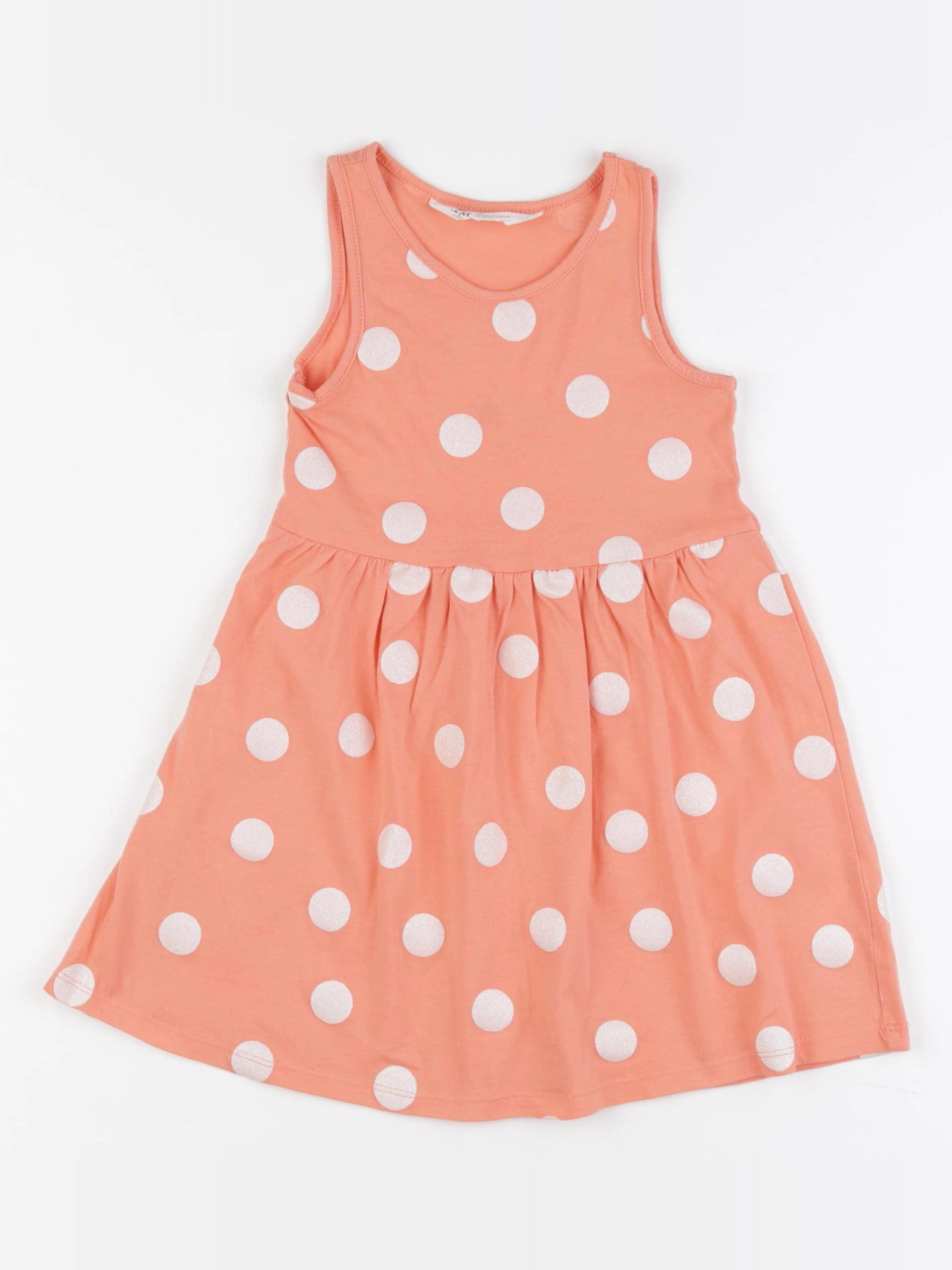 H&M - robe rose - 3/4 ans