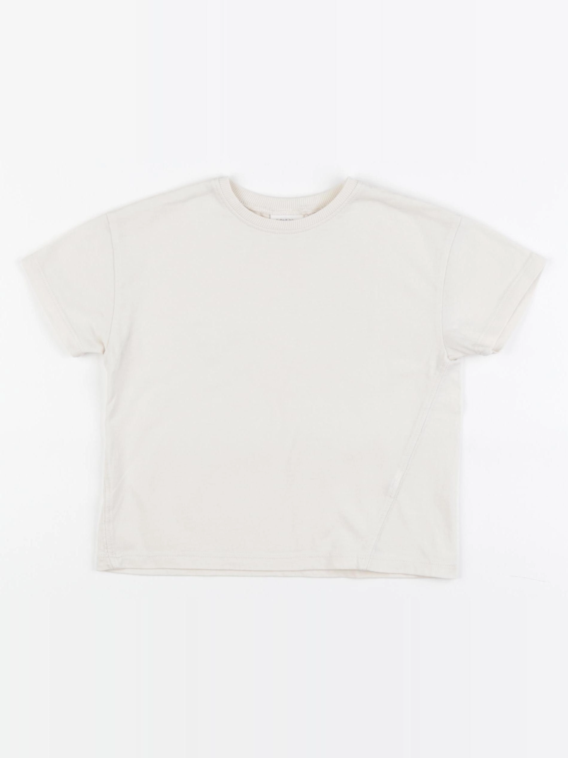 Zara - tee-shirt beige - 3 ans