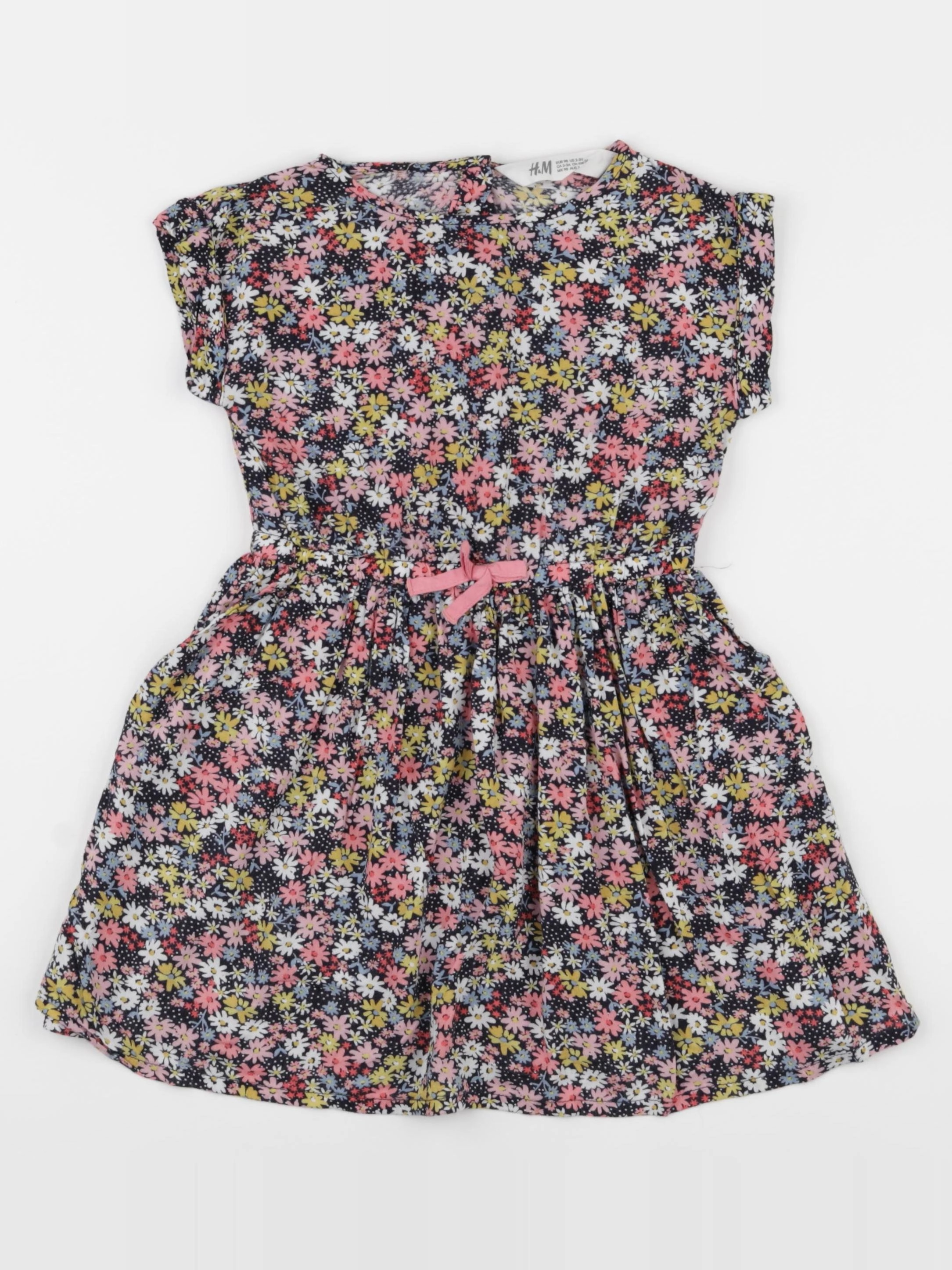 H&M - robe multicolore - 2/3 ans
