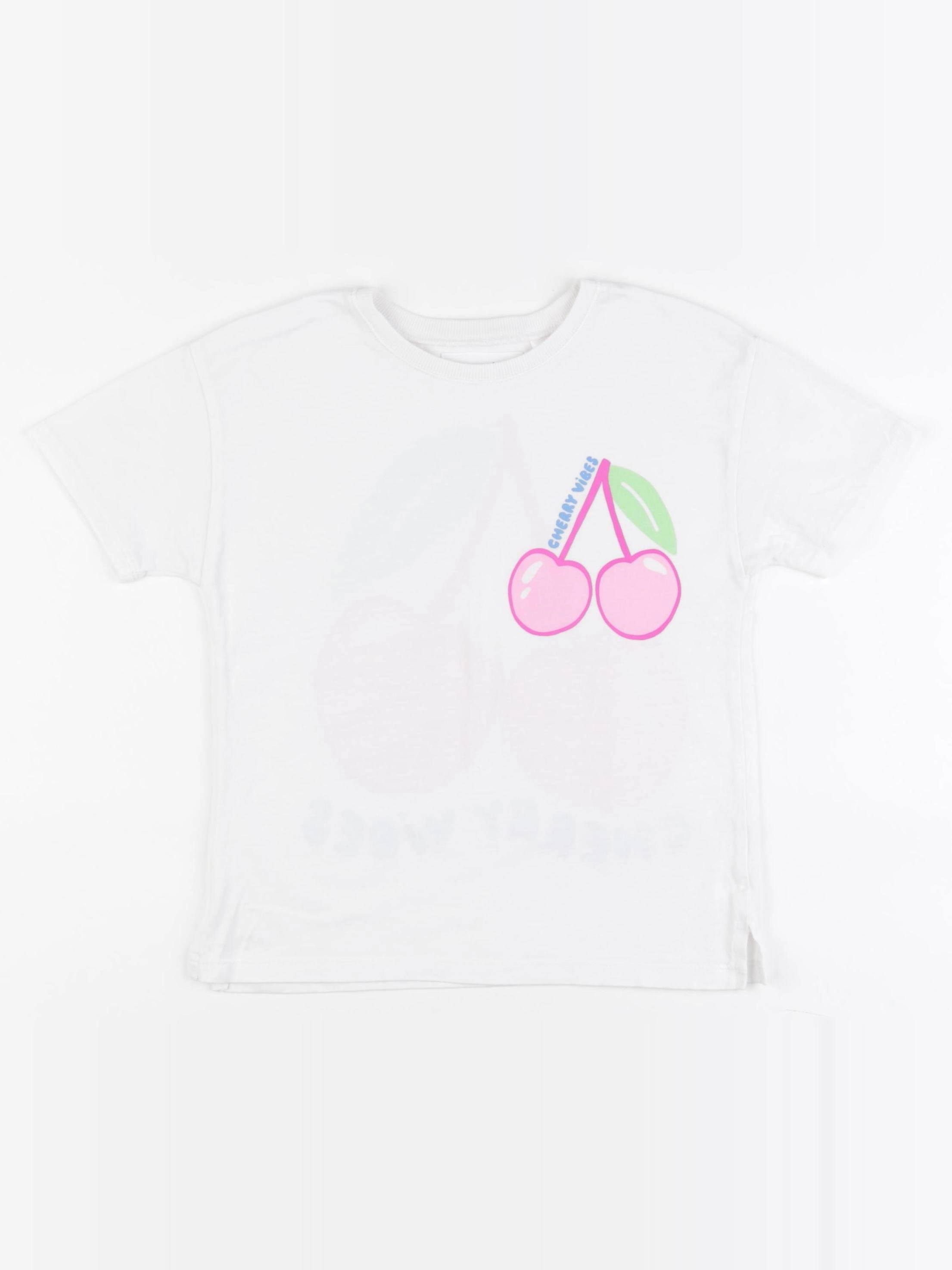 Zara - tee-shirt imprimé au dos blanc - 6 ans