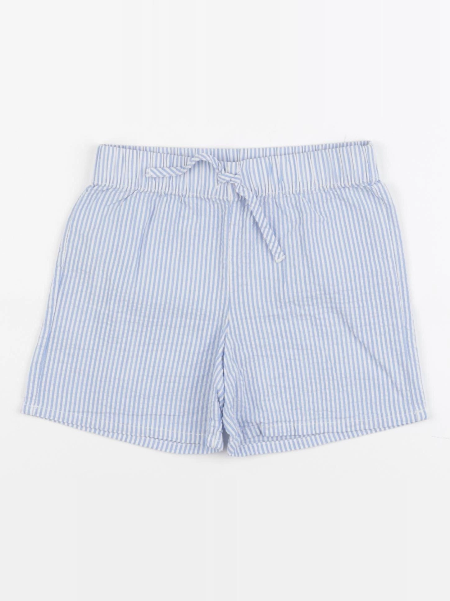 Mango - short blanc, bleu - 3/4 ans