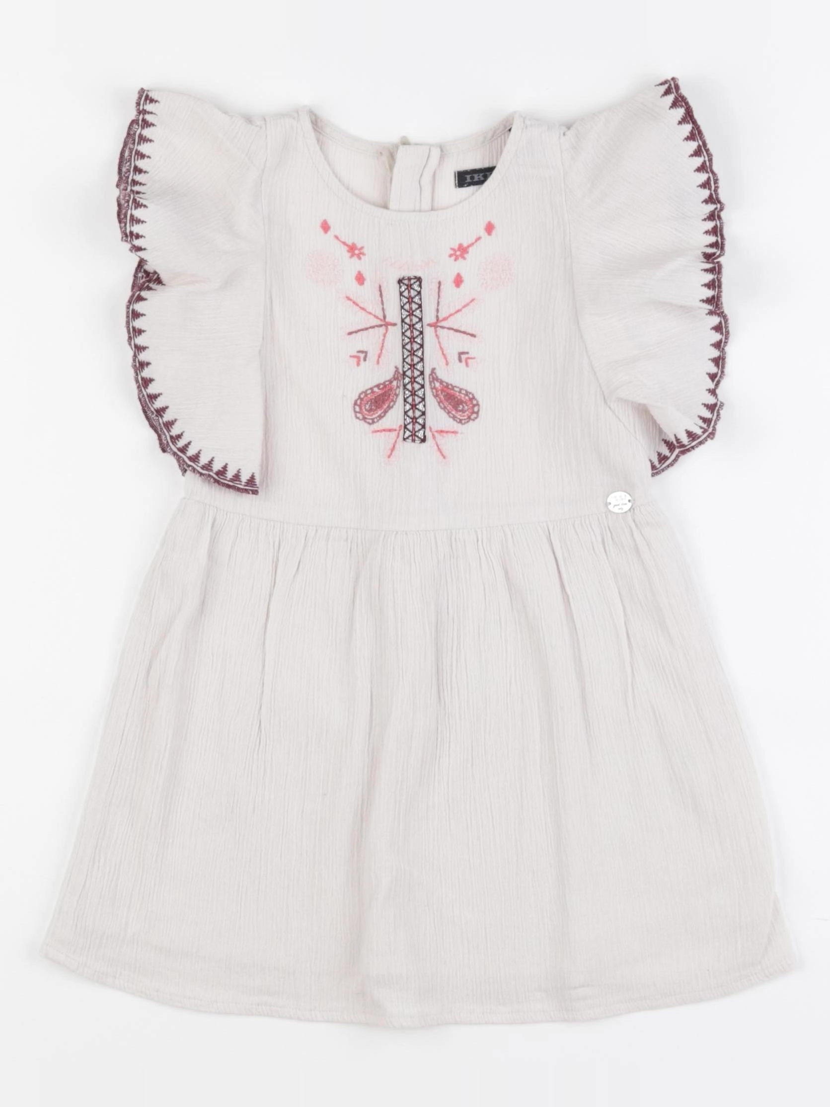 IKKS - robe beige - 3 ans