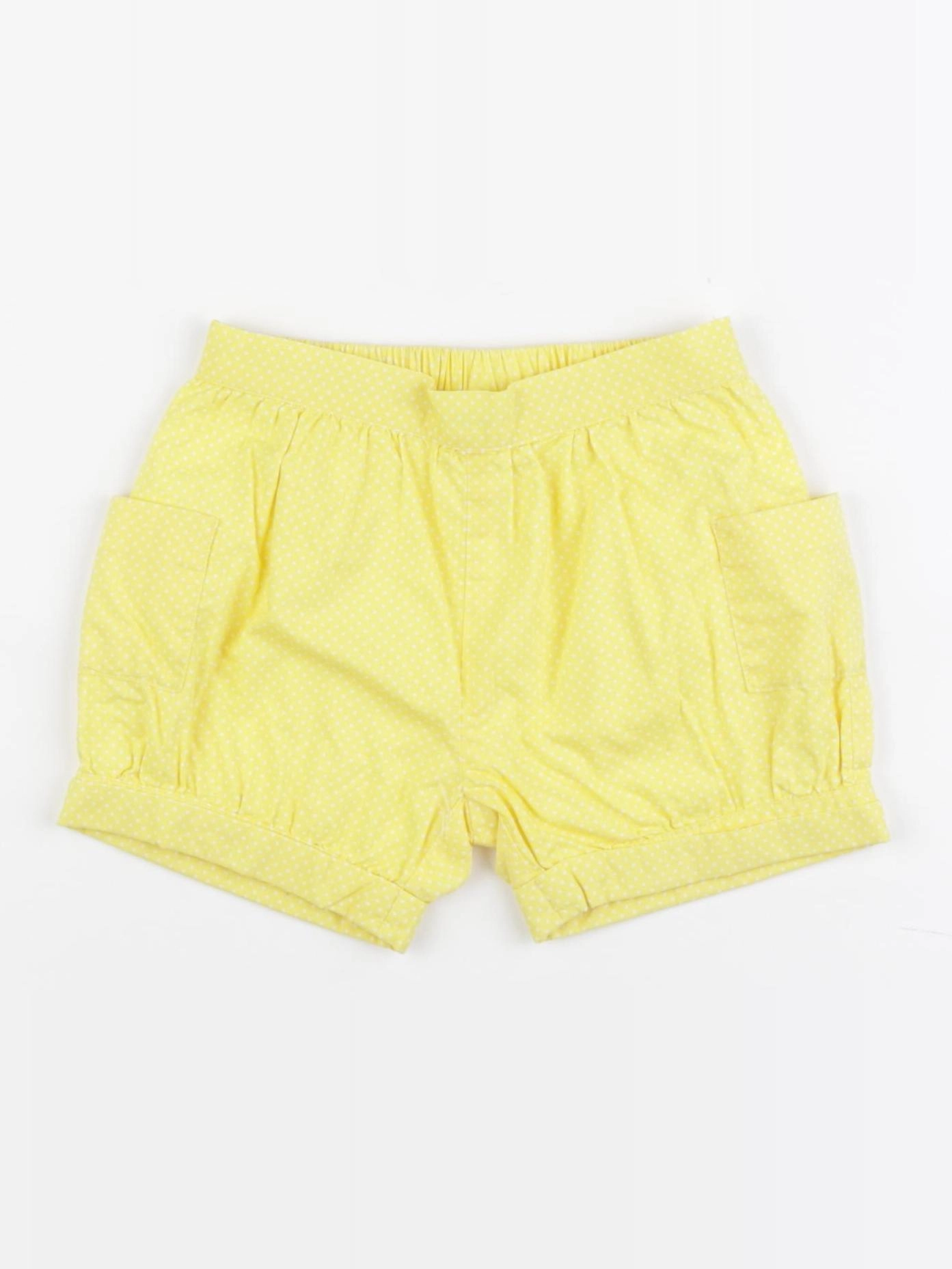 Jacadi - short jaune, blanc - 18 mois