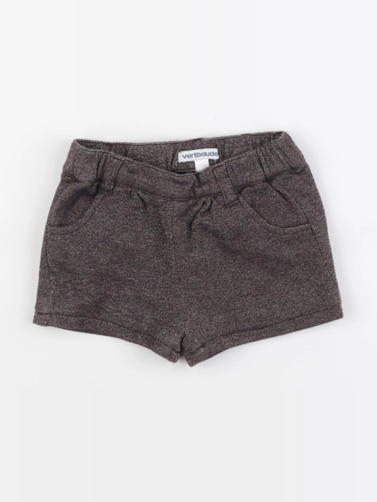 Vertbaudet - short bronze - 18 mois