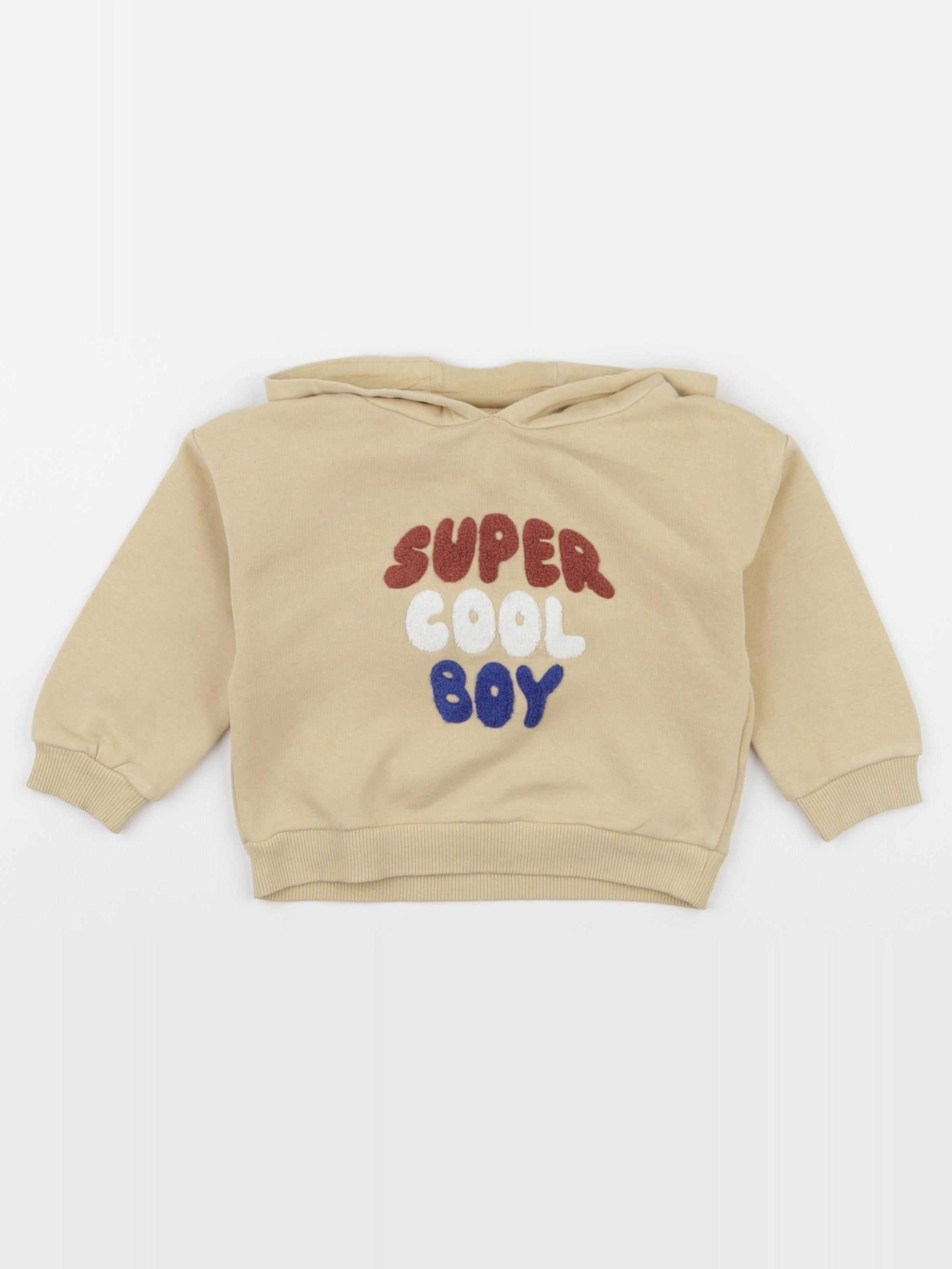 Vertbaudet - sweat jaune - 18 mois