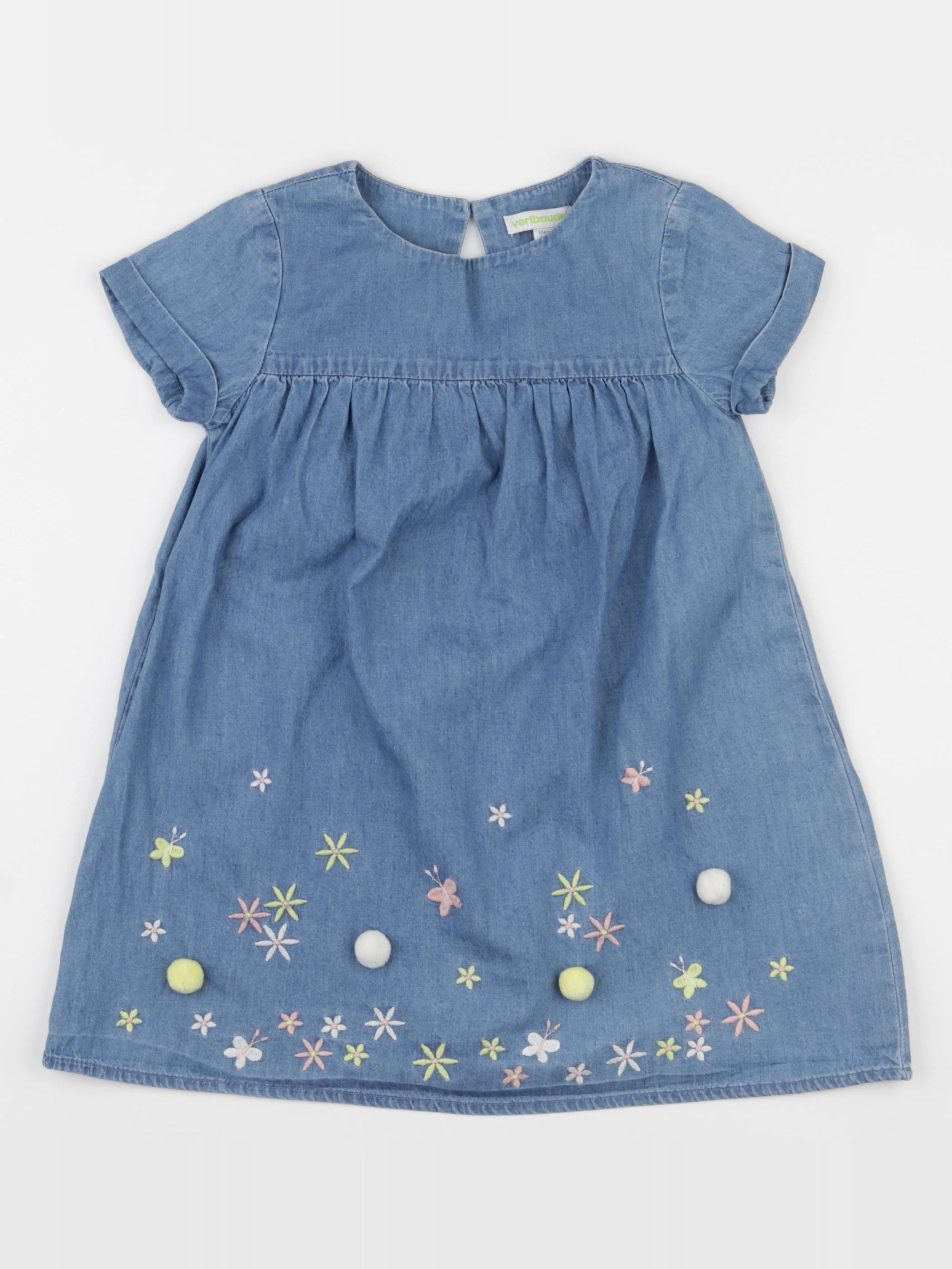 Vertbaudet - robe bleu - 4 ans