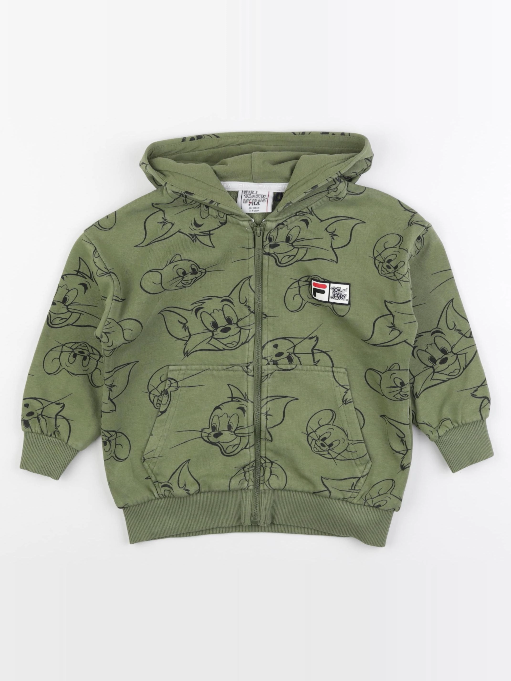 Fila - sweat vert - 3/4 ans