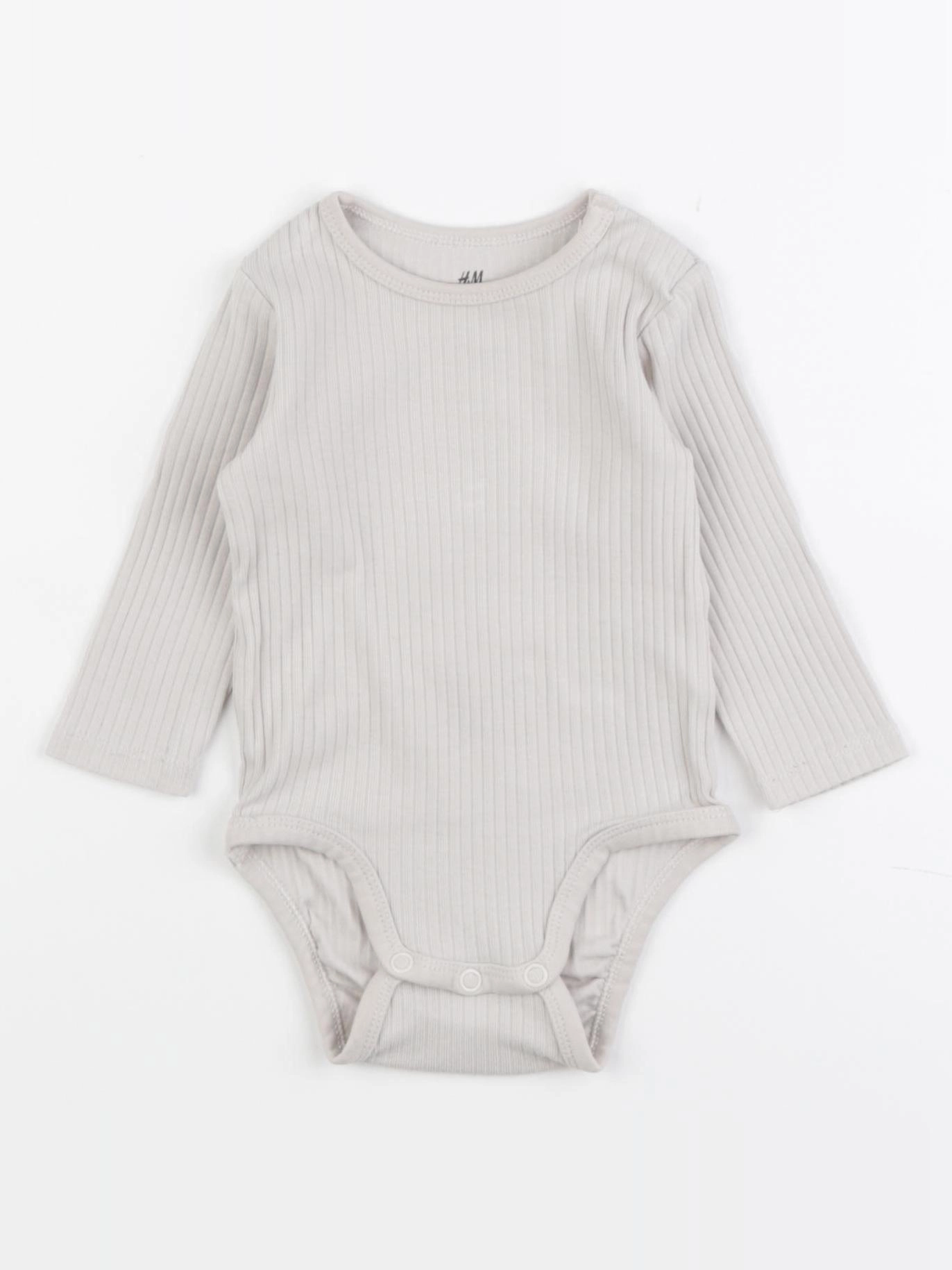 H&M - body beige - 2/4 mois