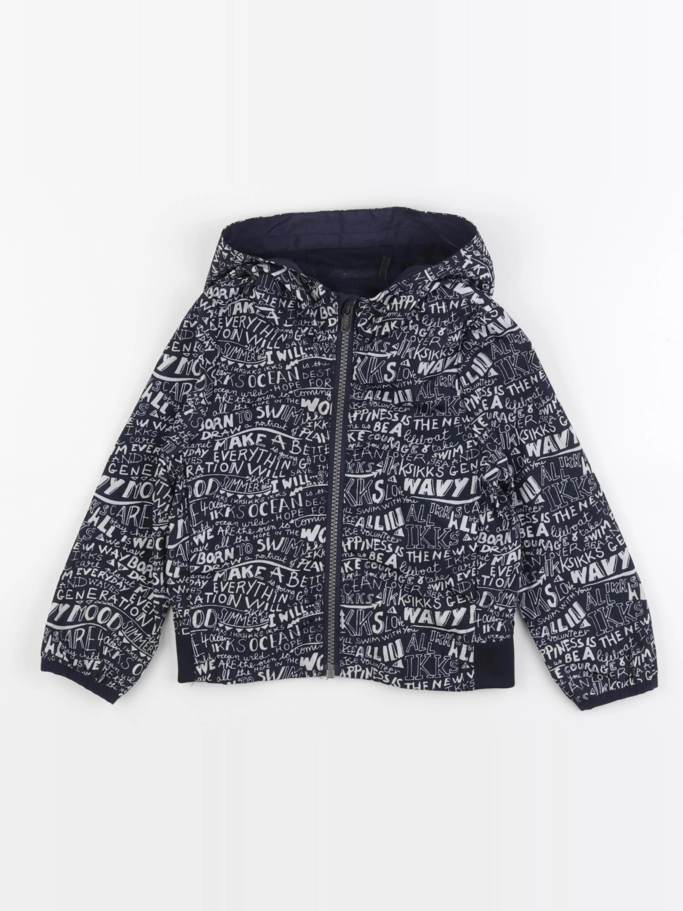 IKKS - coupe-vent bleu - 3 ans