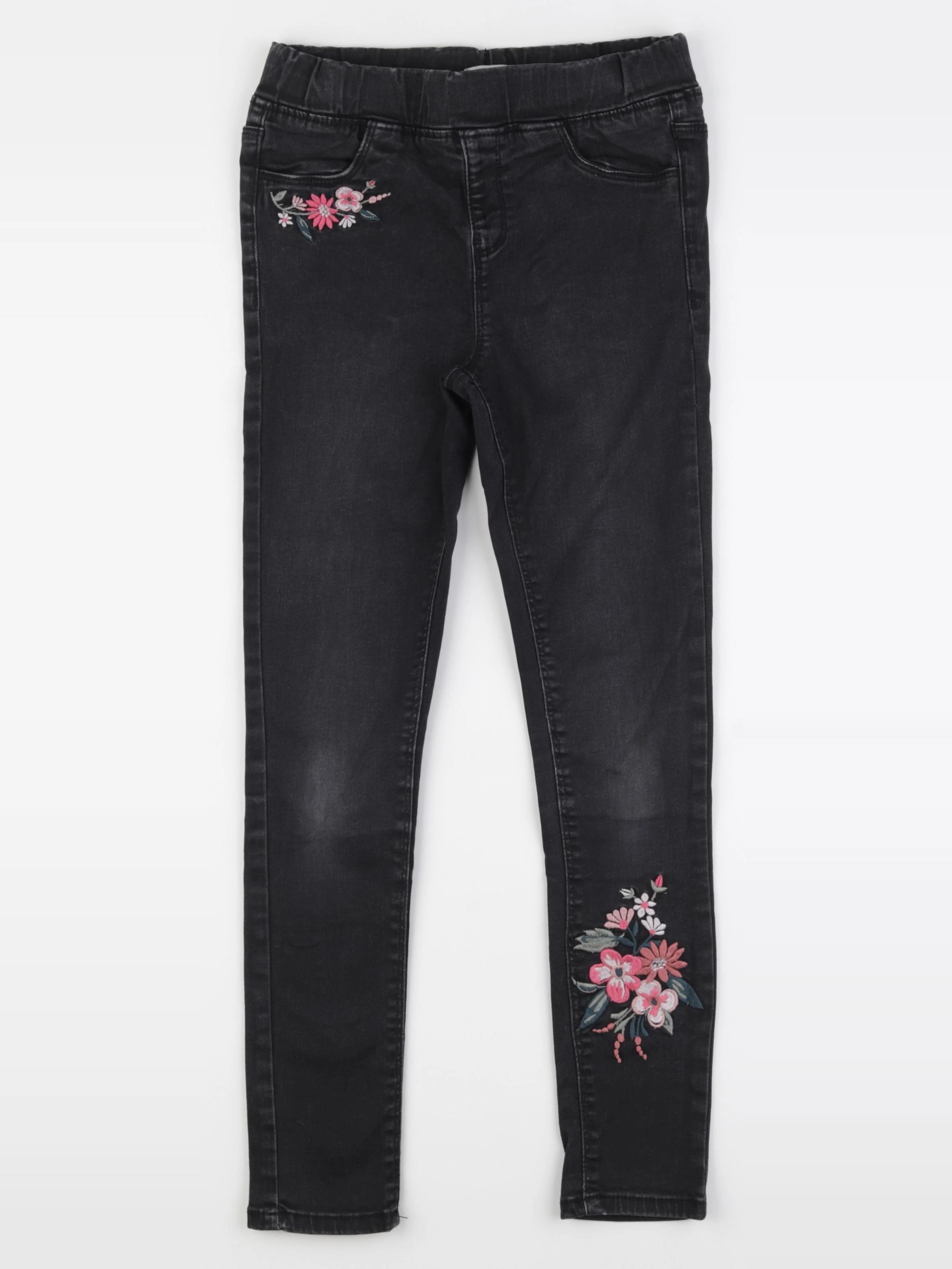 Vertbaudet - jegging noir - 10 ans
