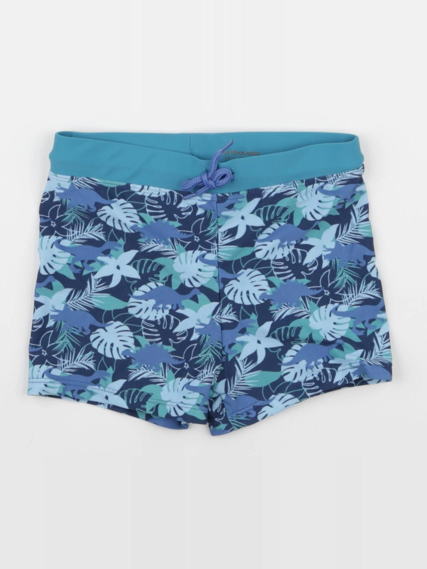 Vertbaudet - maillot de bain vert, bleu - 6 ans