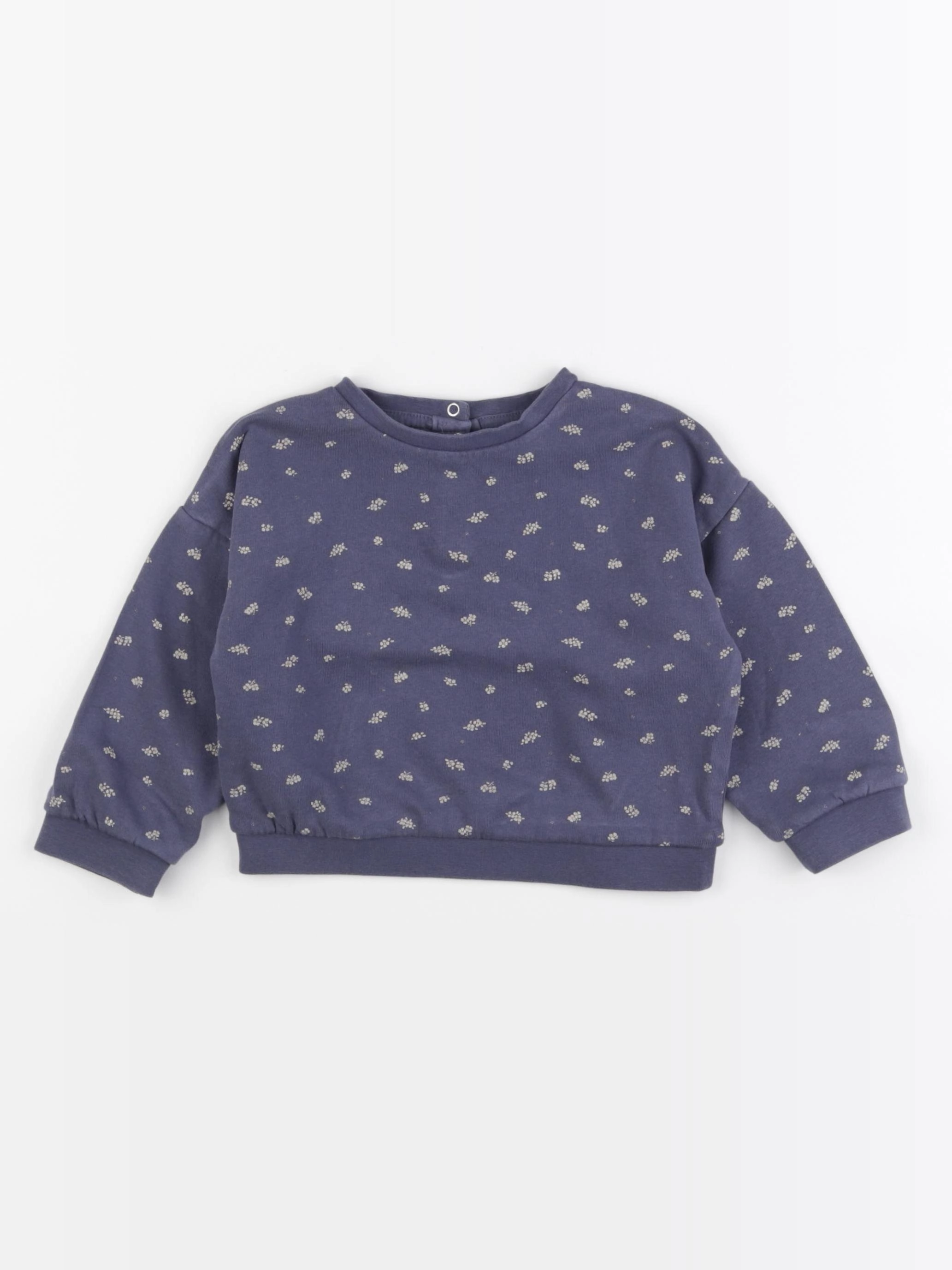 Vertbaudet - sweat bleu - 24 mois