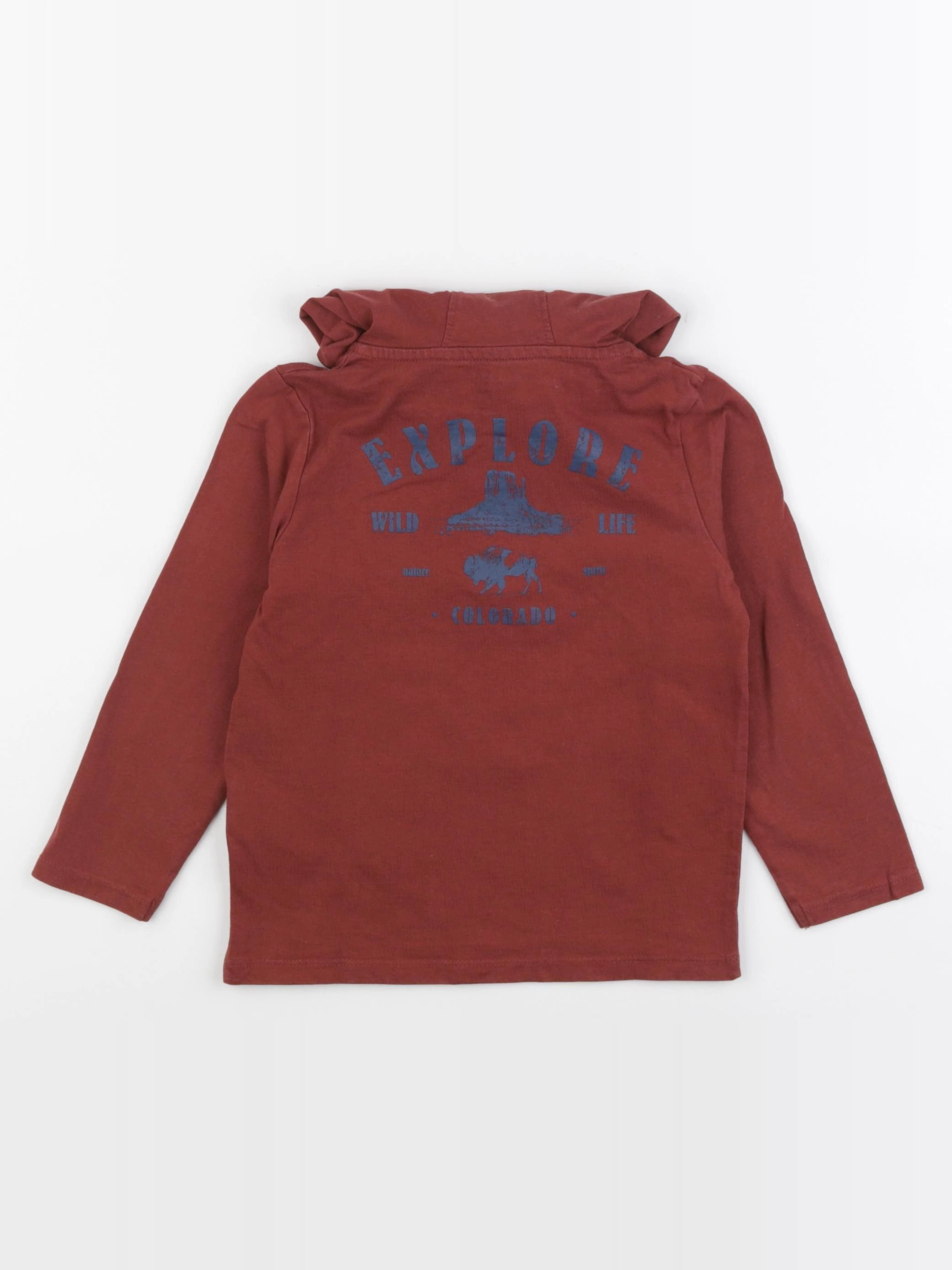 Vertbaudet - tee-shirt rouge - 5 ans