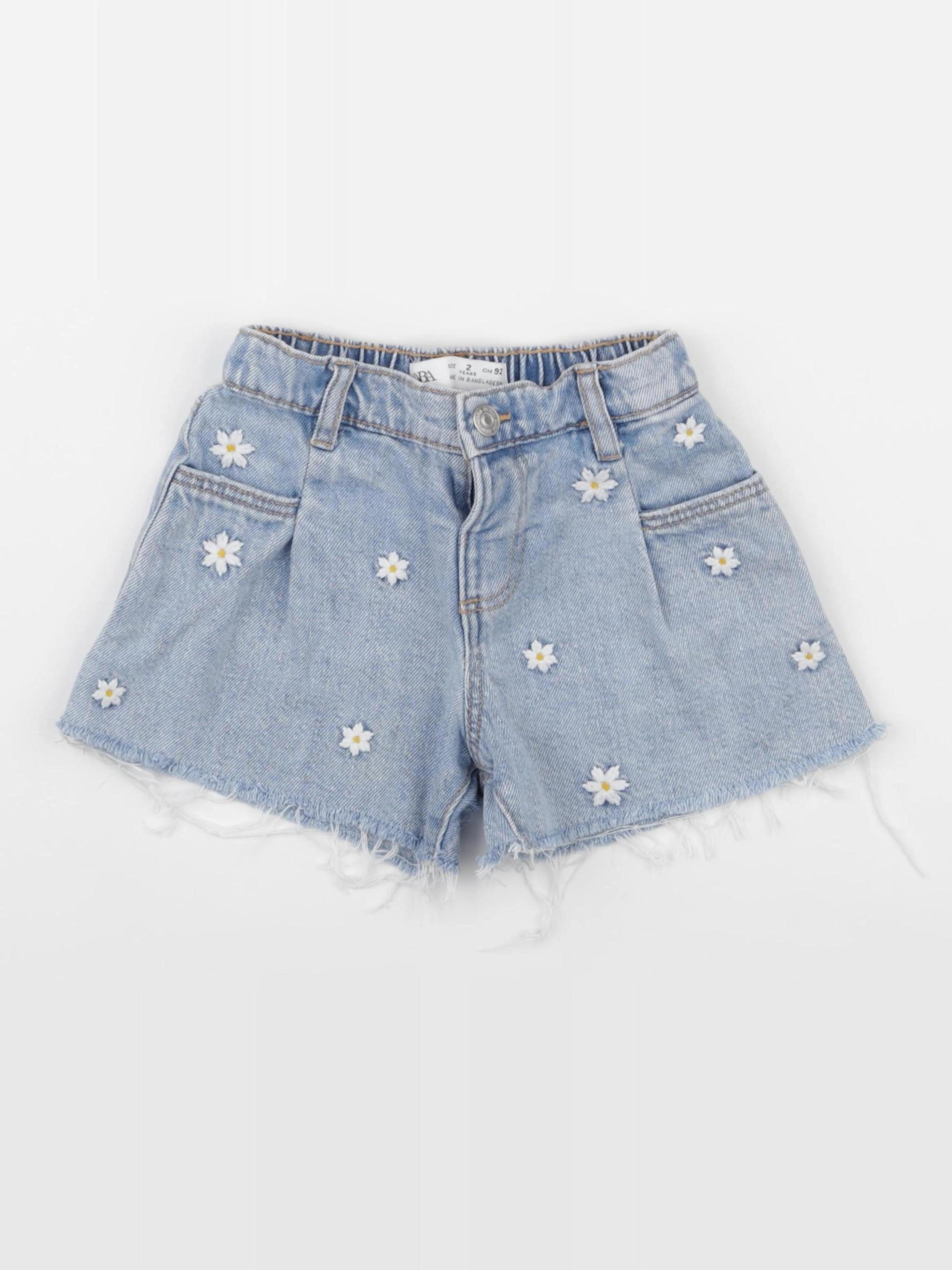Zara - short bleu - 2 ans