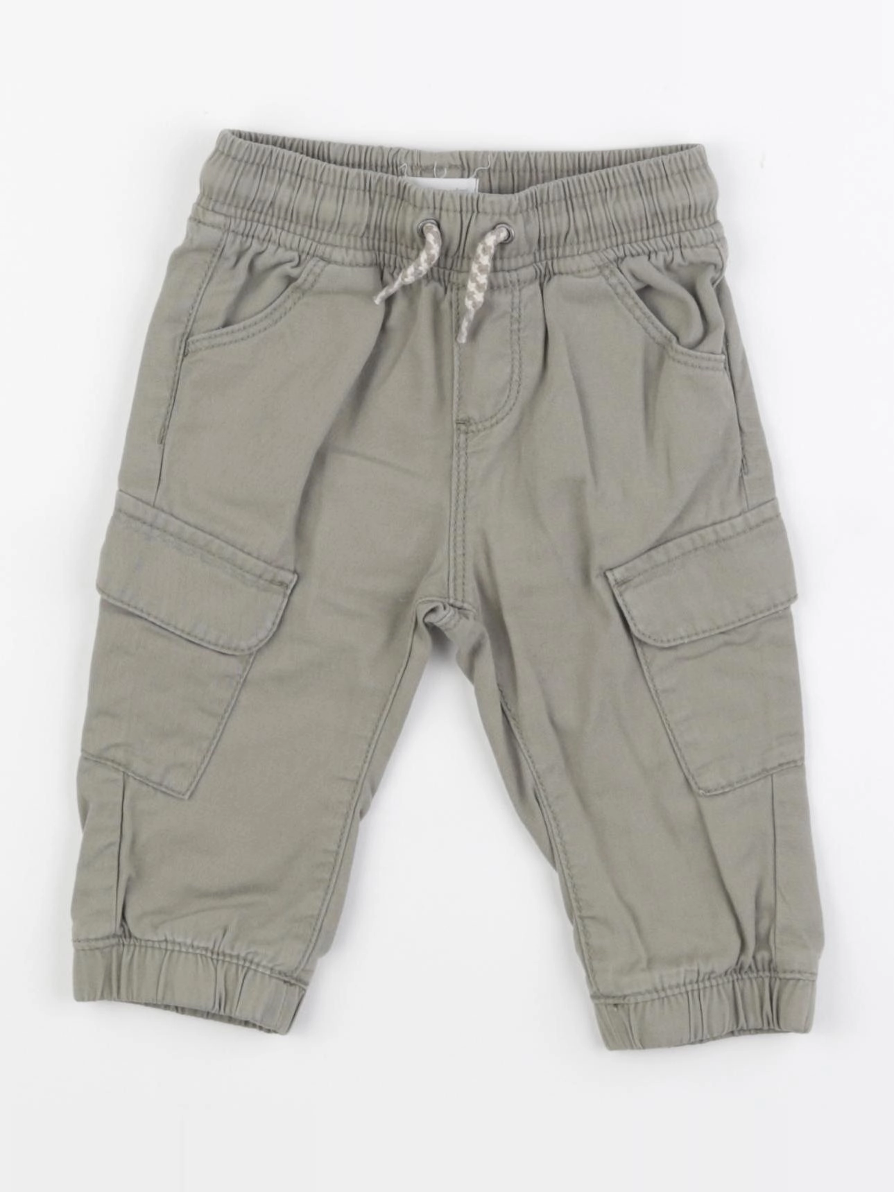 Vertbaudet - pantalon vert - 9 mois