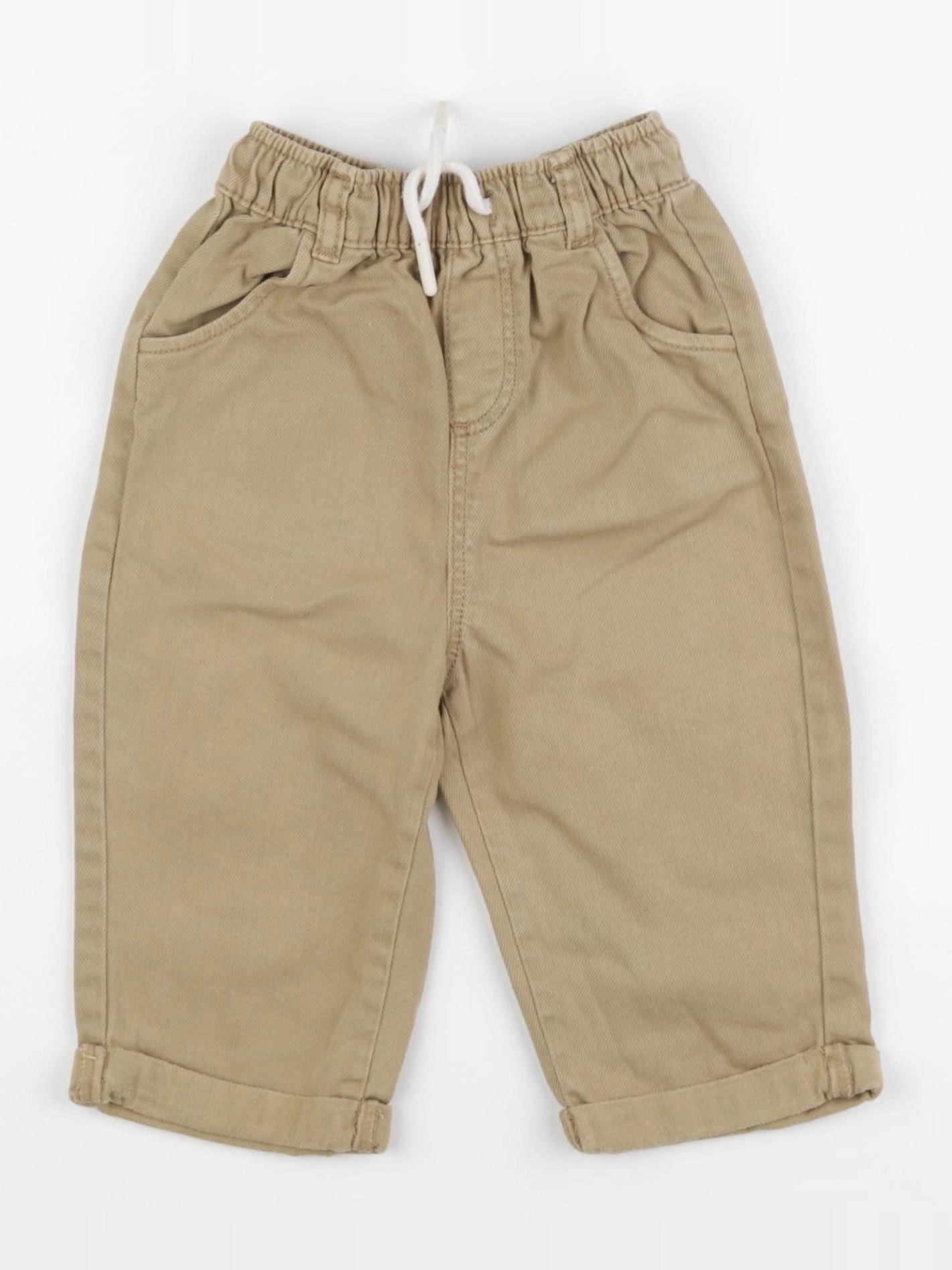 Vertbaudet - pantalon marron - 12 mois