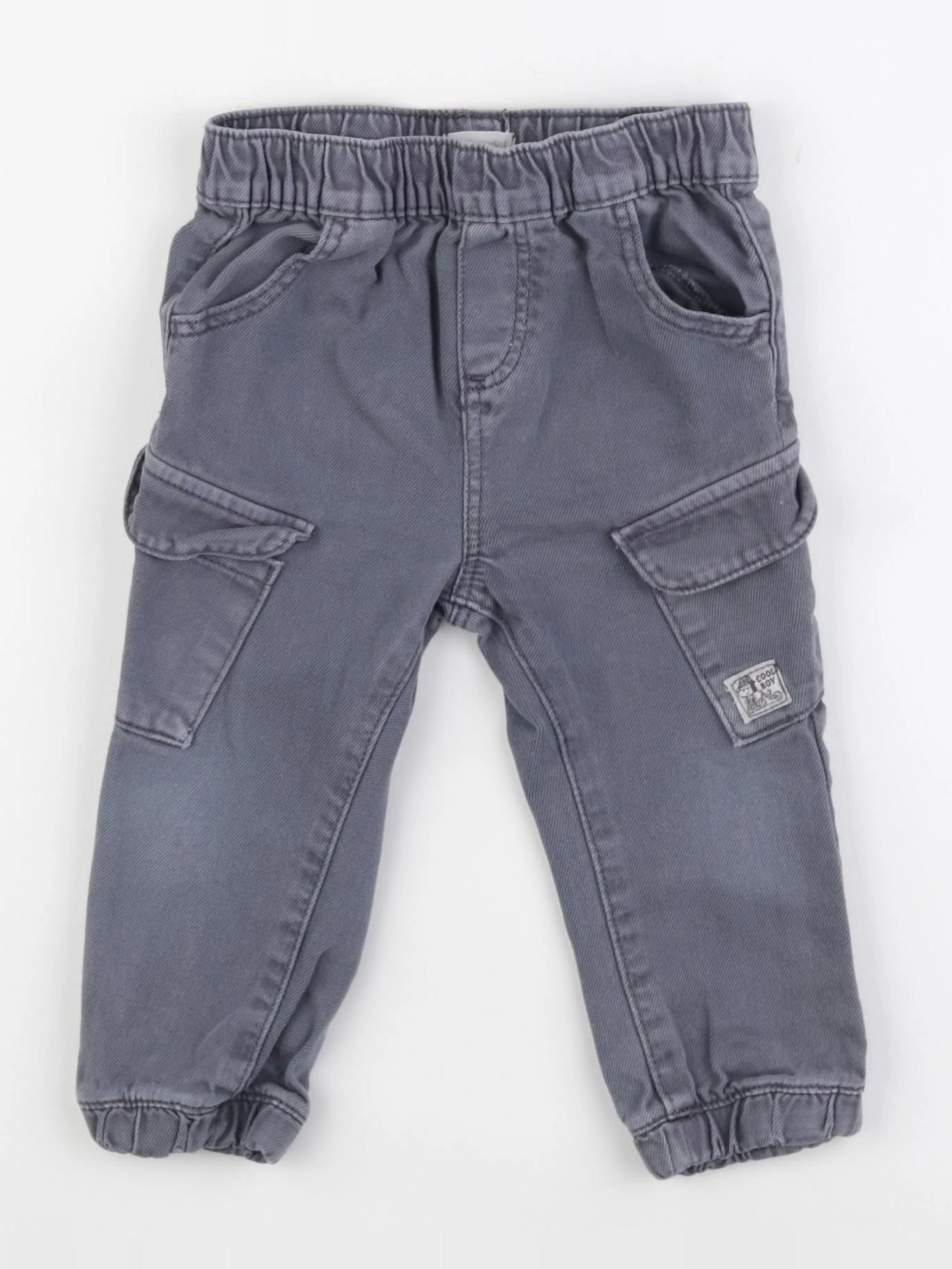 Vertbaudet - pantalon gris - 18 mois