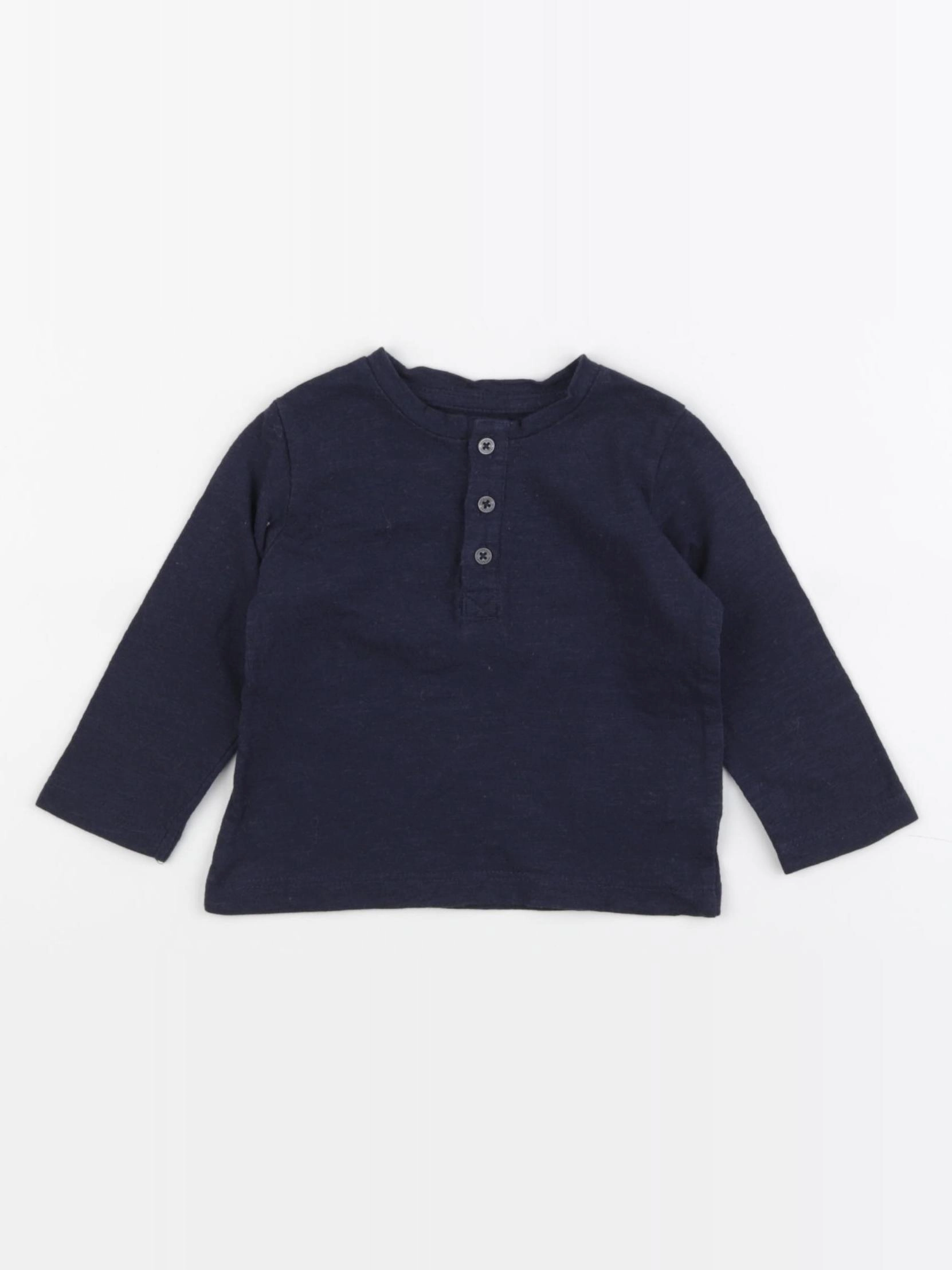 Vertbaudet - tee-shirt bleu - 3 mois