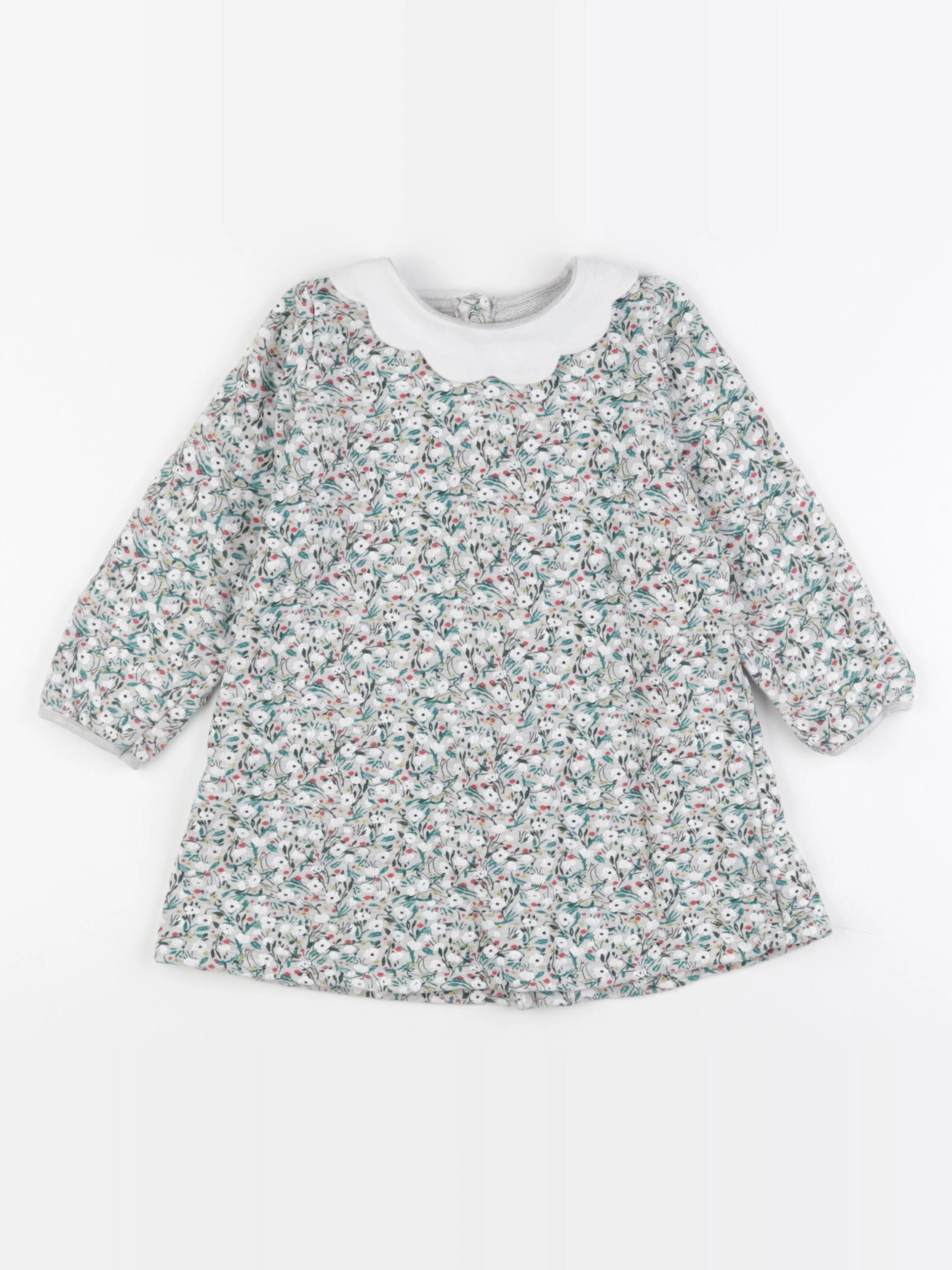 Petit Bateau - robe multicolore - 36 mois