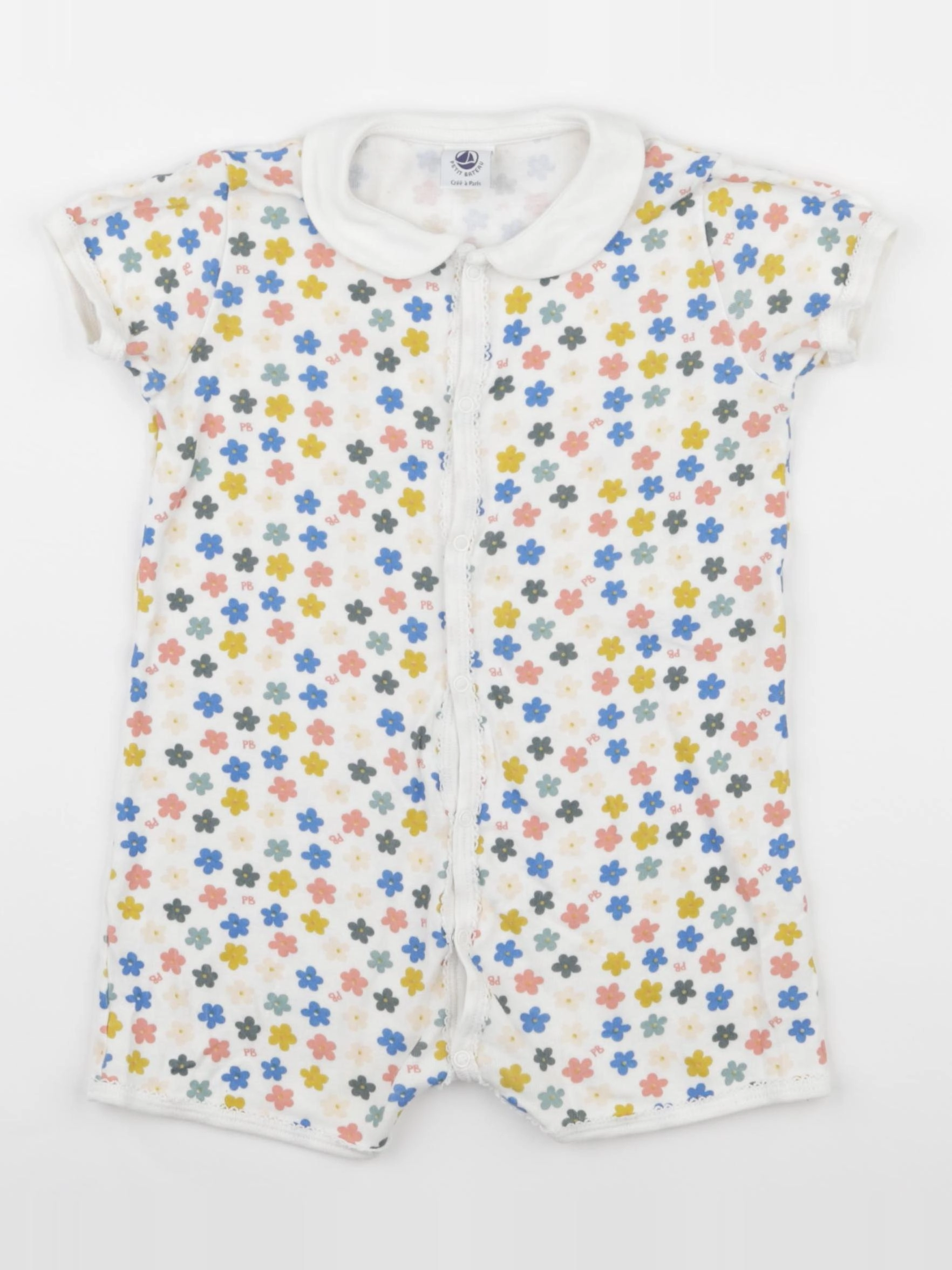 Petit Bateau - pyjama coton multicolore - 24 mois