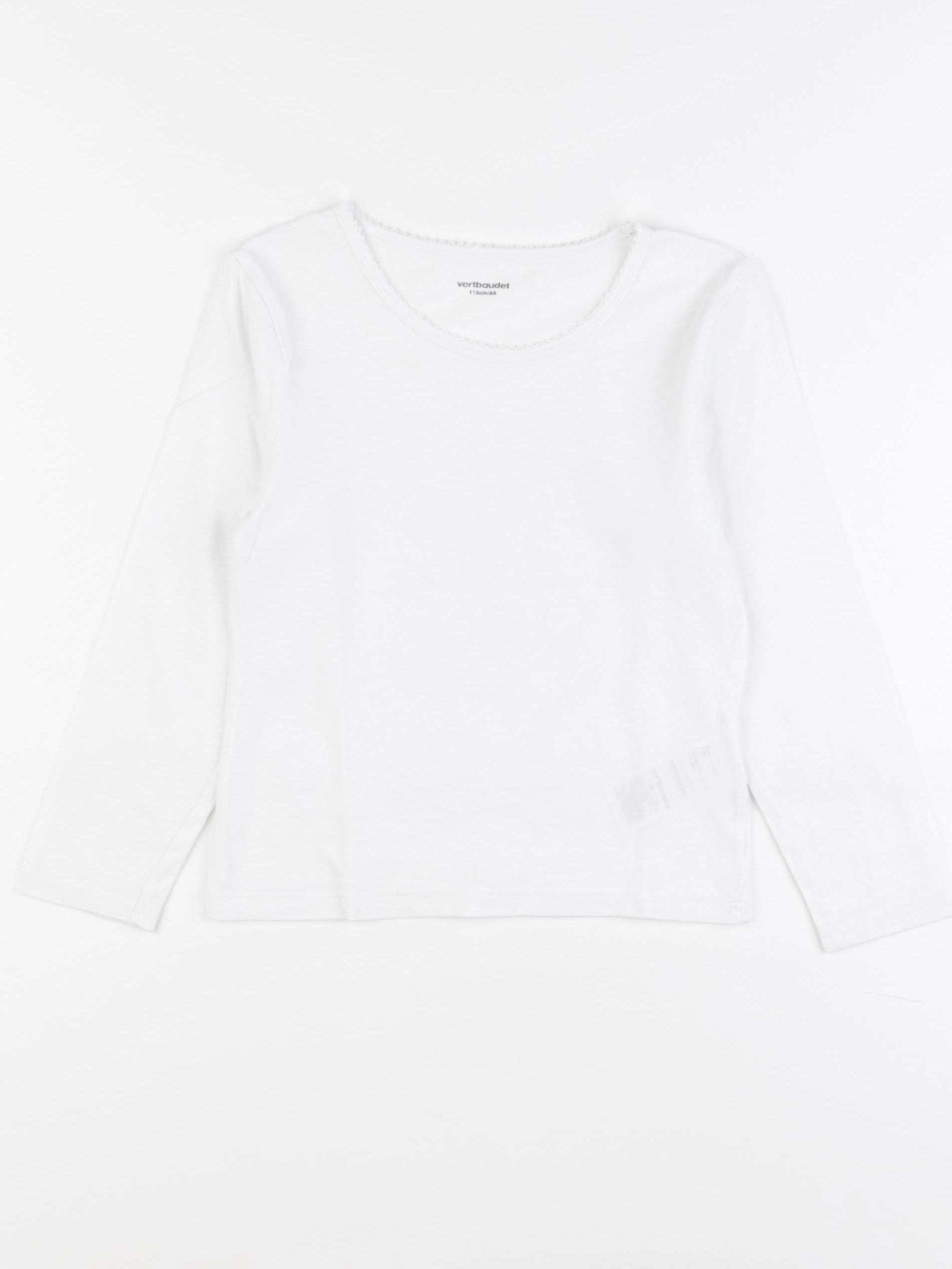 Vertbaudet - maillot de corps blanc - 6 ans