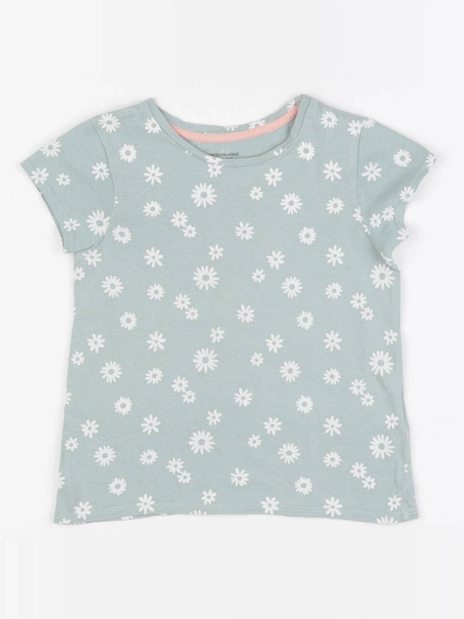 Vertbaudet - tee-shirt bleu - 5 ans