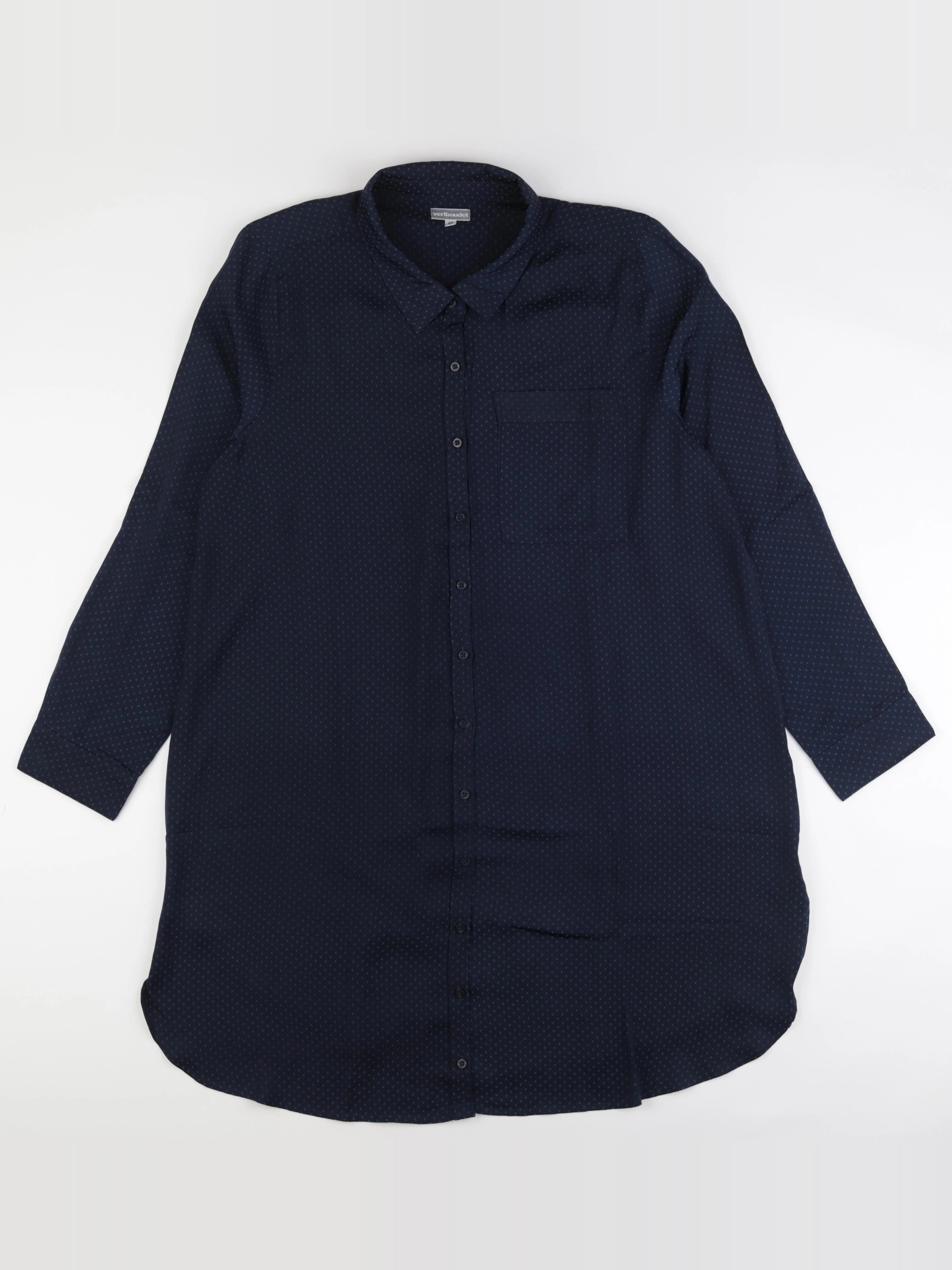 Vertbaudet - robe allaitement, grossesse bleu - 46