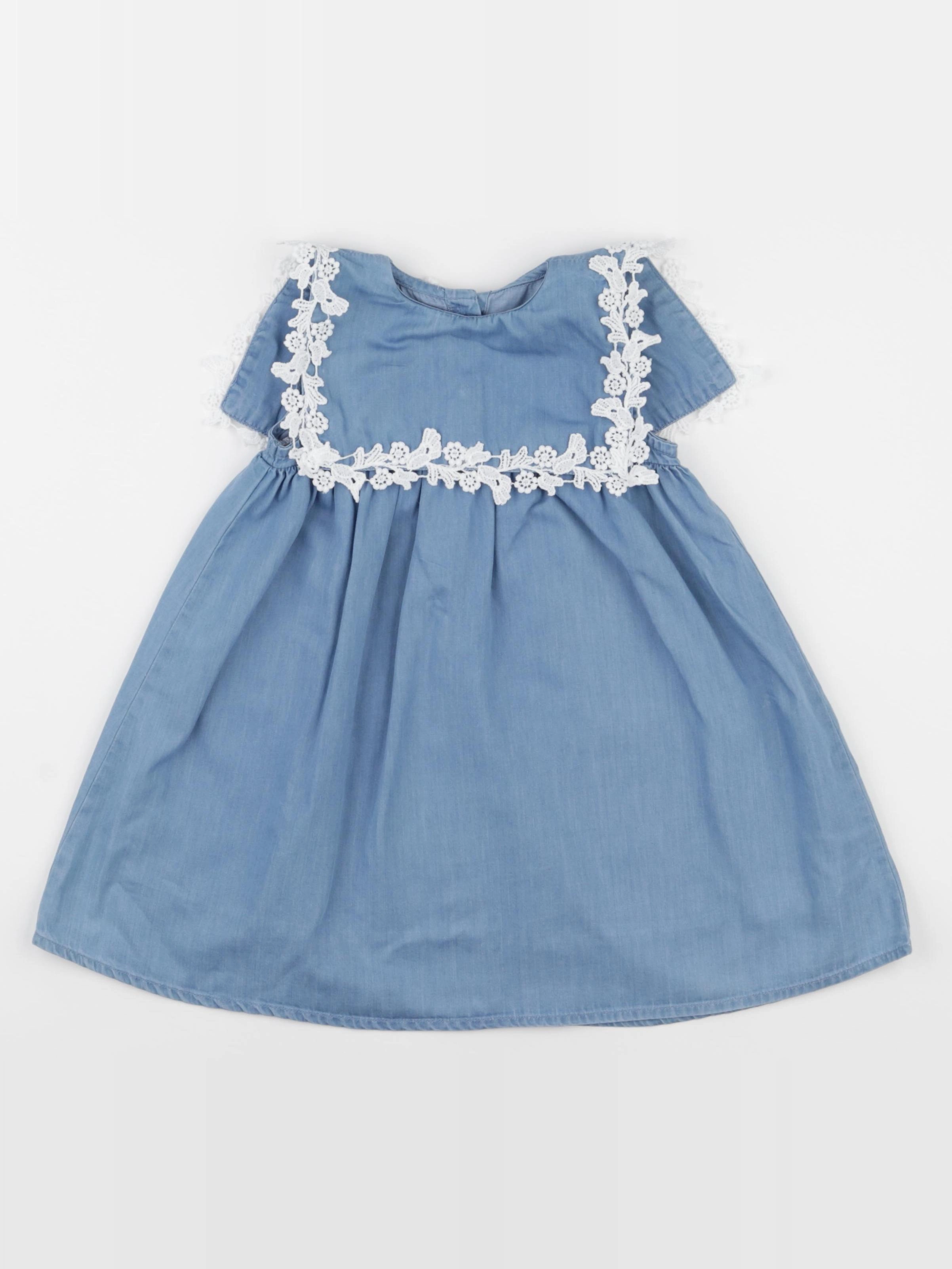 Buissonnière - robe bleu - 18/24 mois