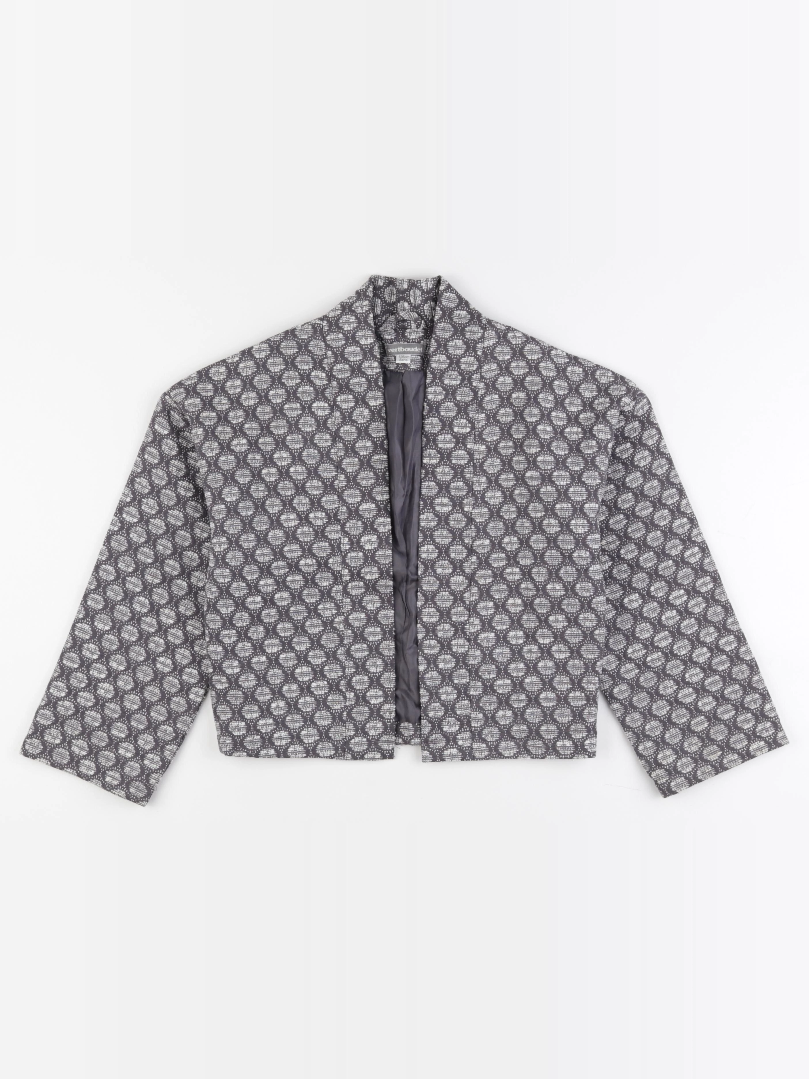 Vertbaudet - veste taupe - 8 ans
