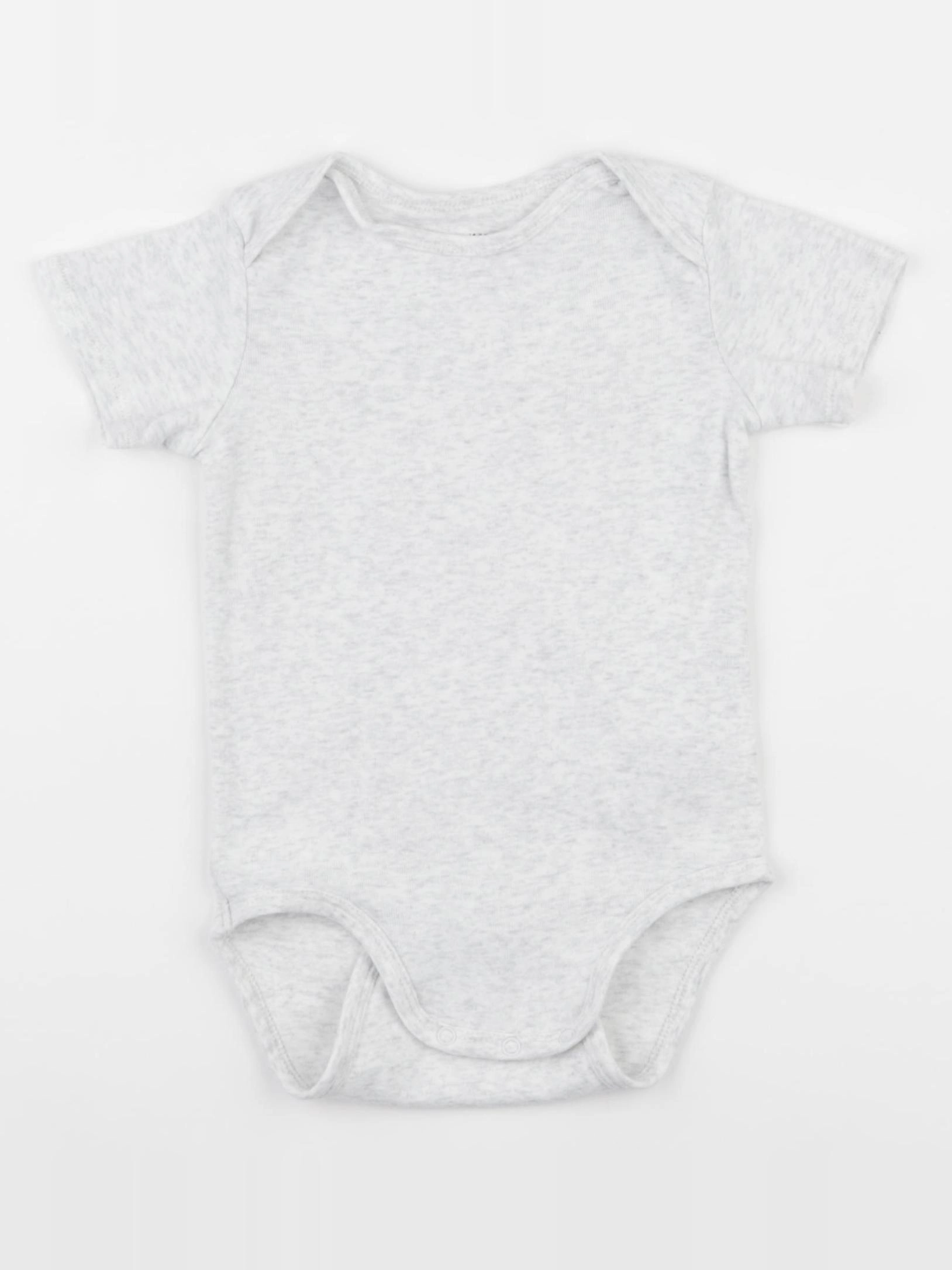 H&M - body gris - 12/18 mois